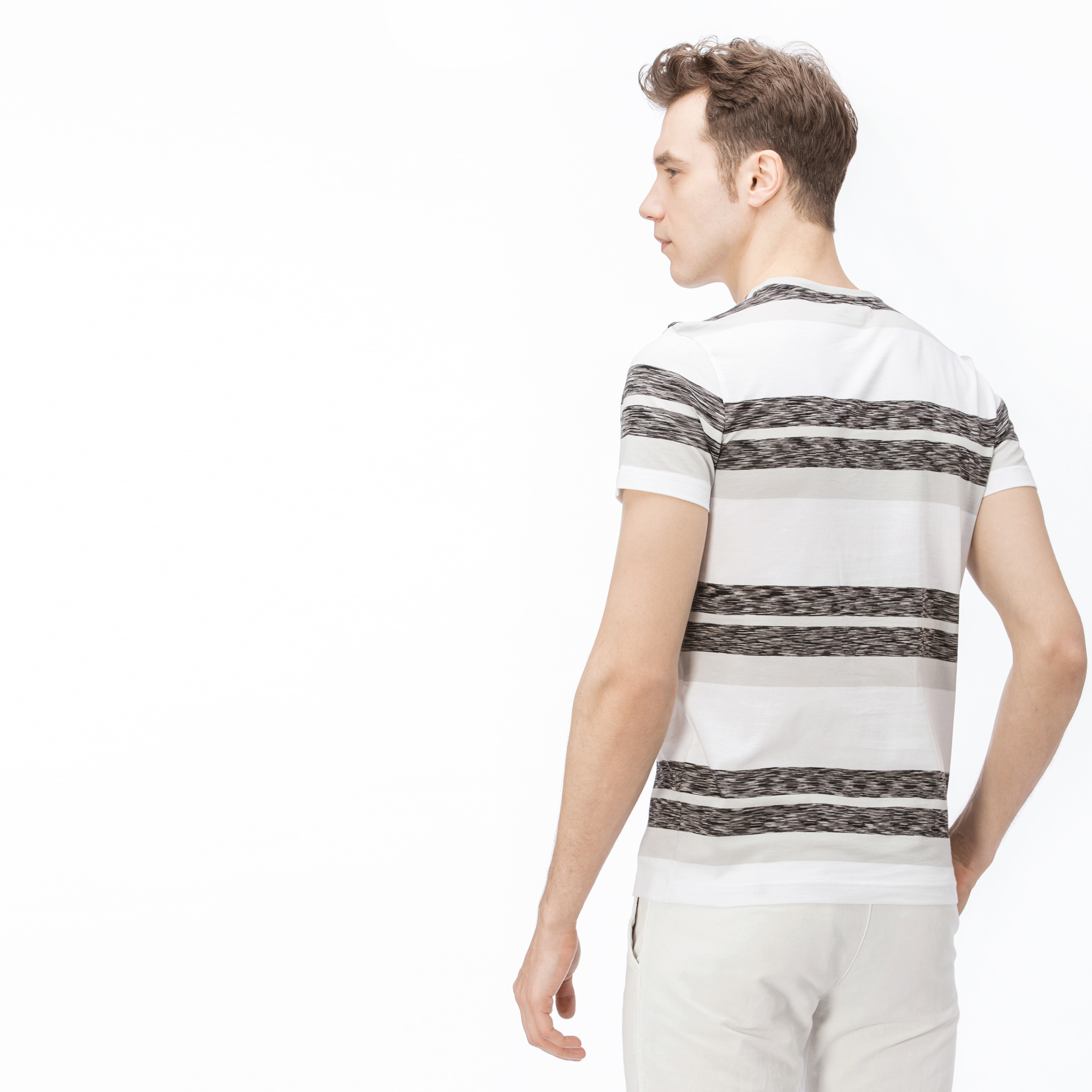 Lacoste Erkek Regular Fit Gri T-Shirt