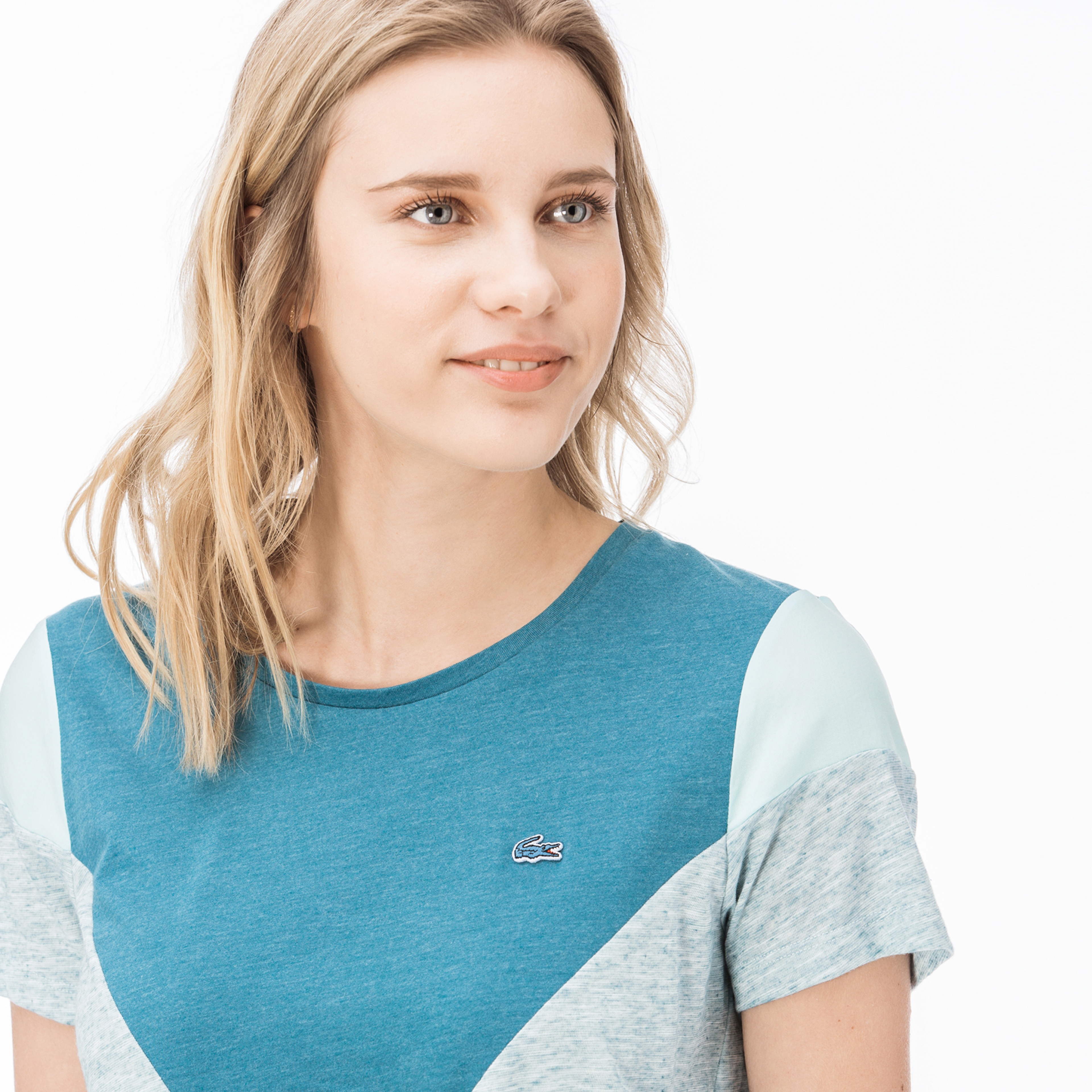 Lacoste Kadın Mavi T-Shirt