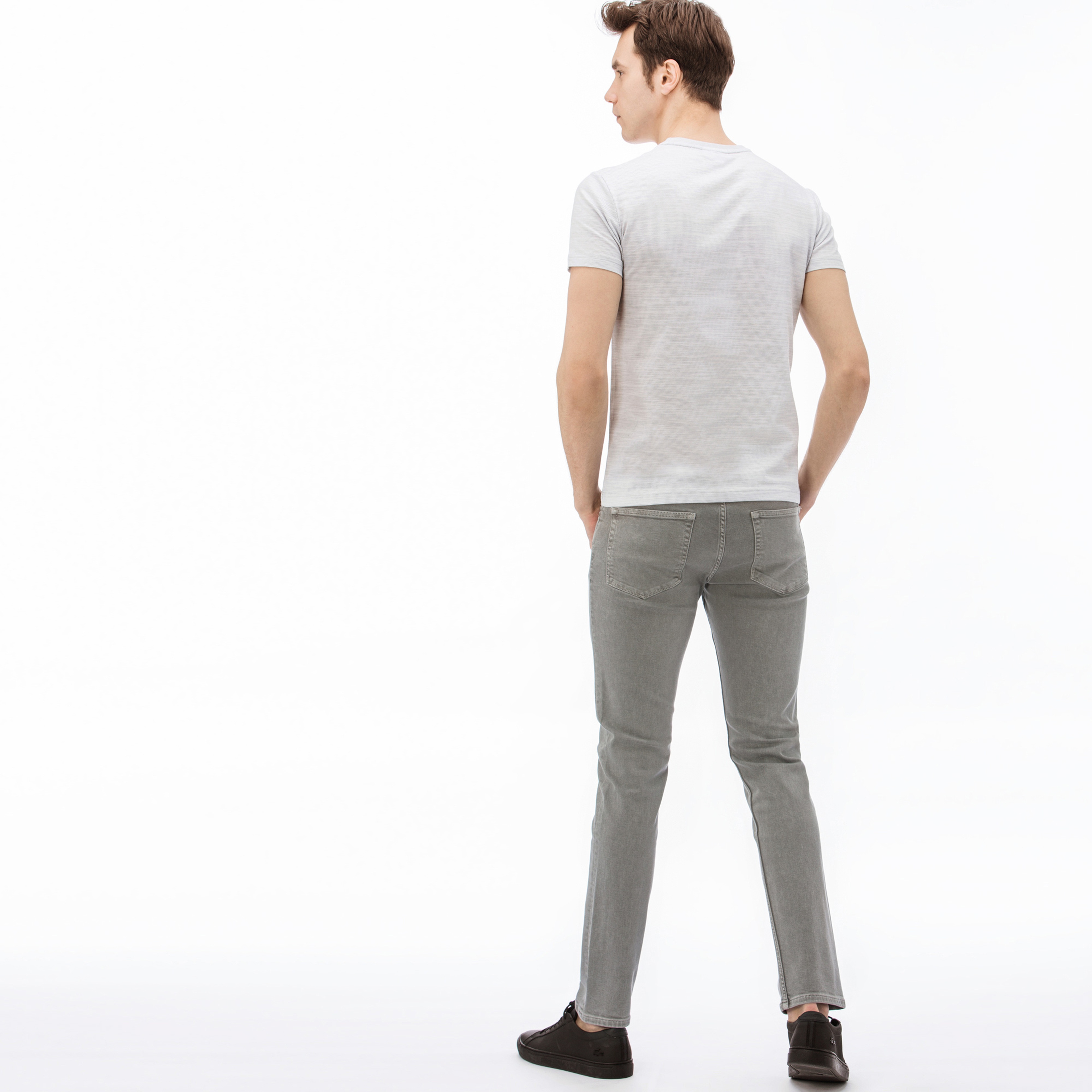 Lacoste Erkek Slim Fit Gri Pantolon