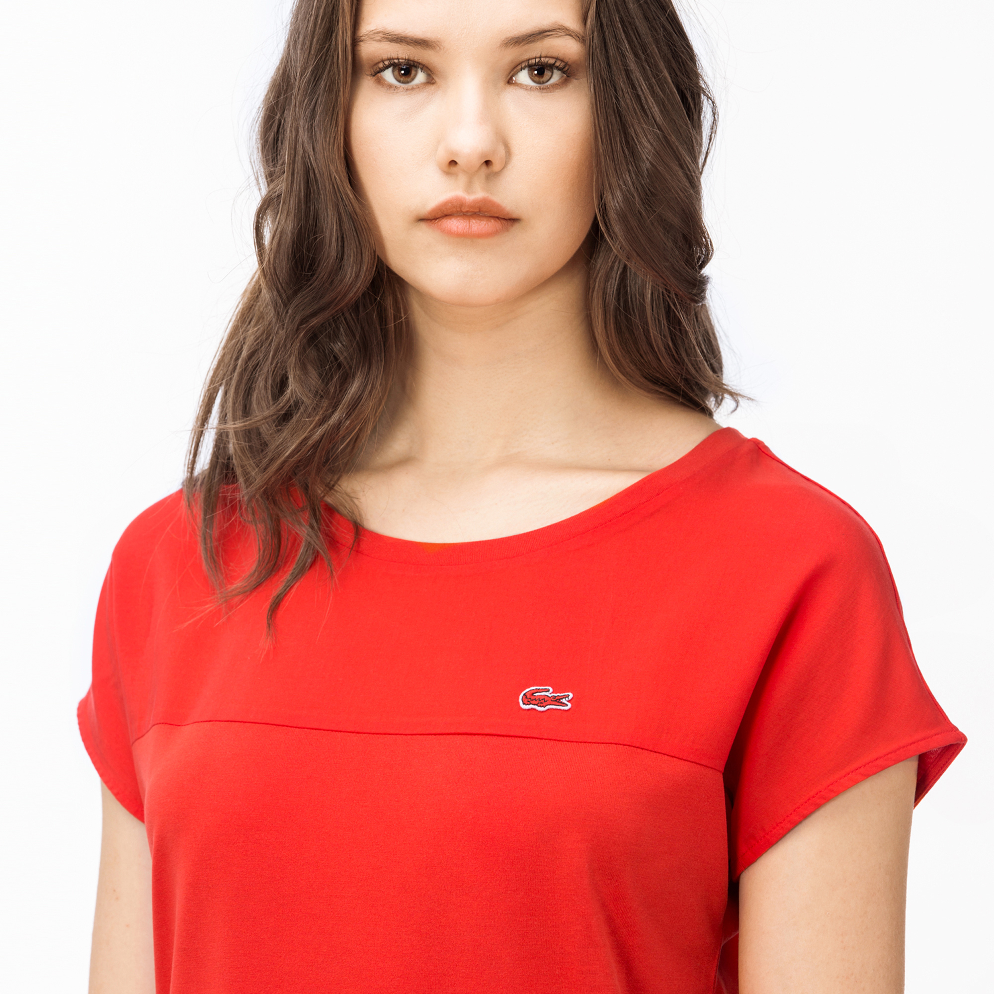 Lacoste Kadın Kırmızı T-Shirt