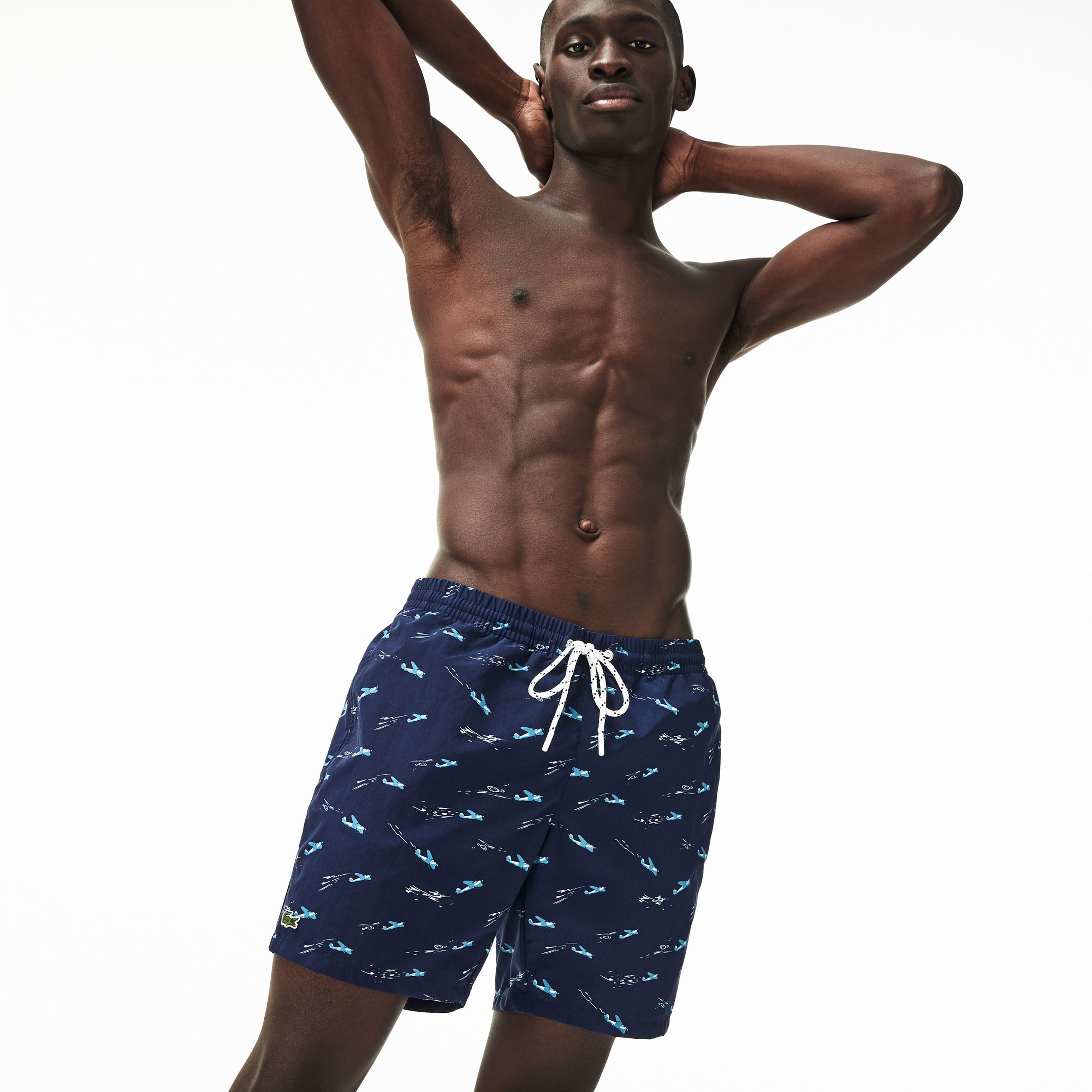 Lacoste Erkek Lacivert Mayo Şort