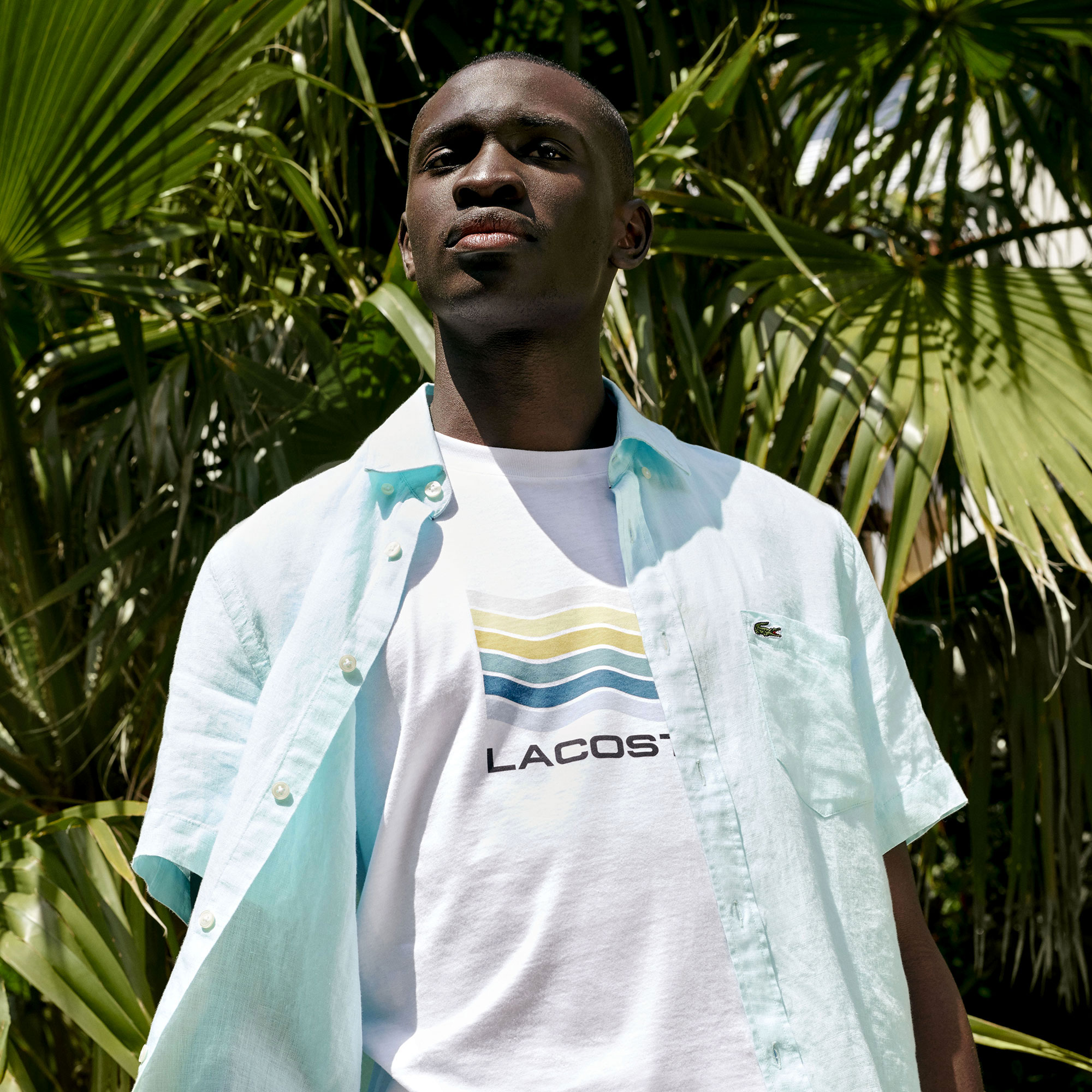 Lacoste Erkek Beyaz T-Shirt