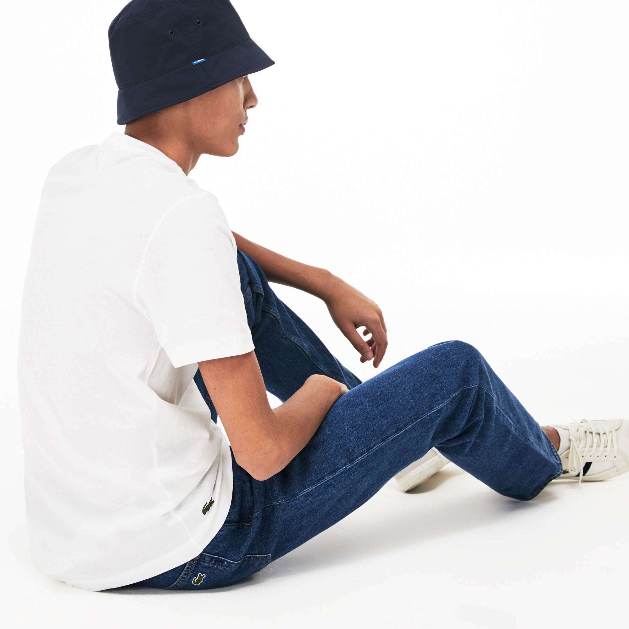 Lacoste Erkek Beyaz T-Shirt