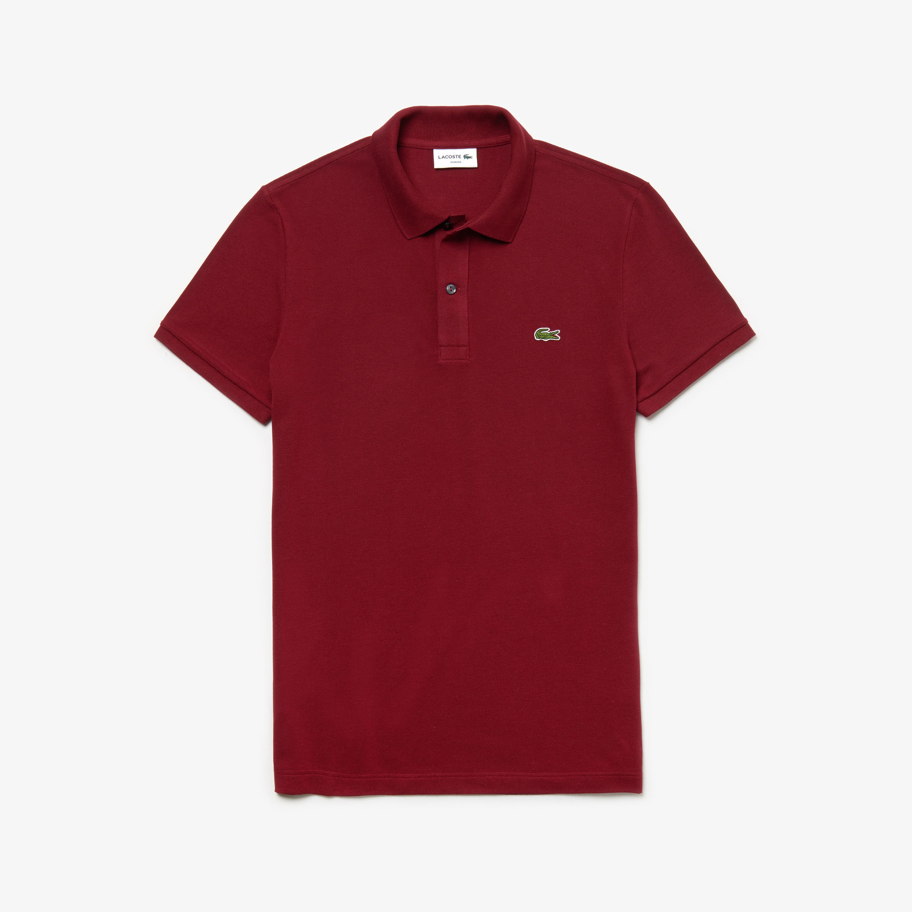 Lacoste Erkek Slim Fit Bordo Polo