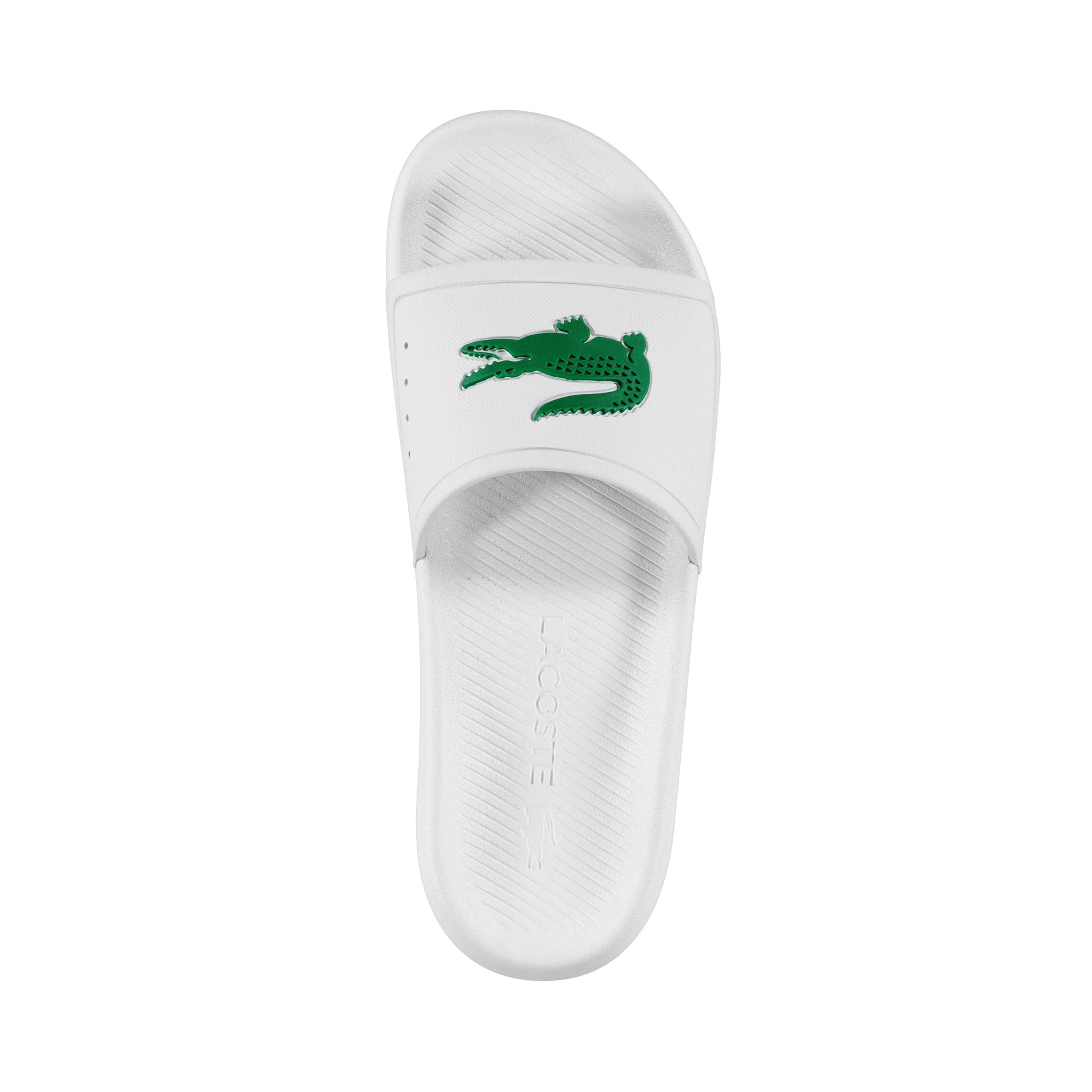 Lacoste Erkek Beyaz - Yeşil Croco Terlik