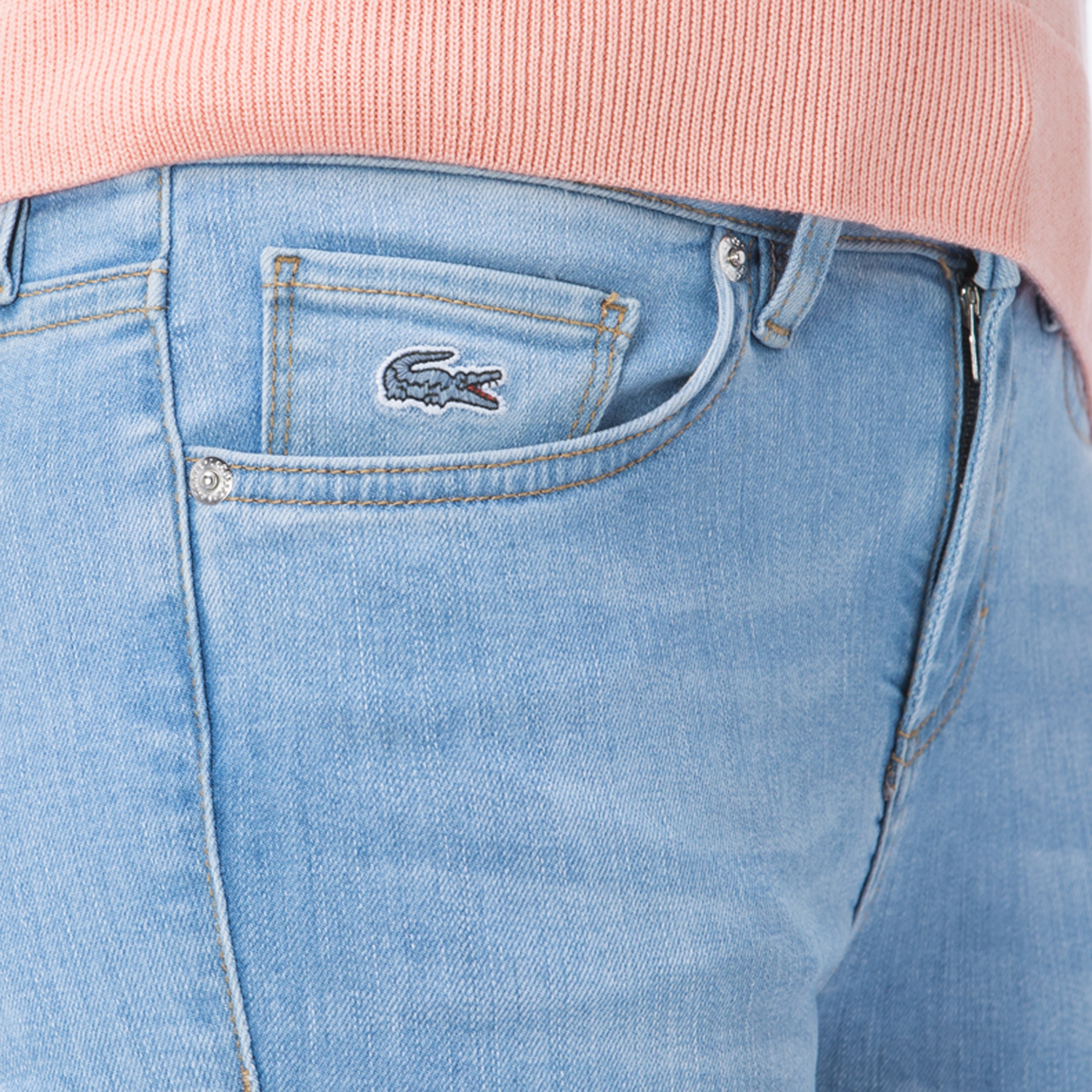 Lacoste Kadın Açık Mavi Jean