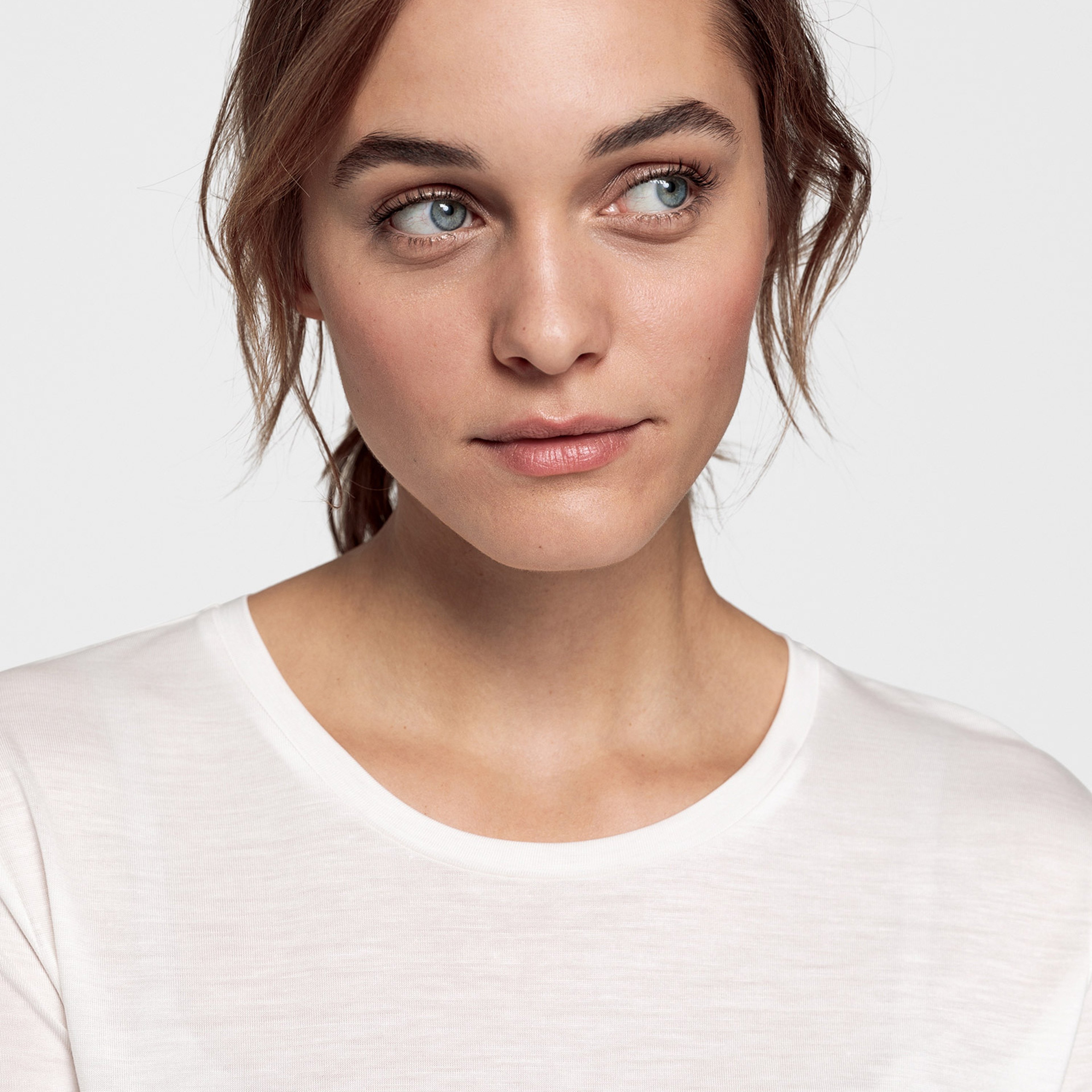 GANT Kadın Beyaz Lightweight T-Shirt