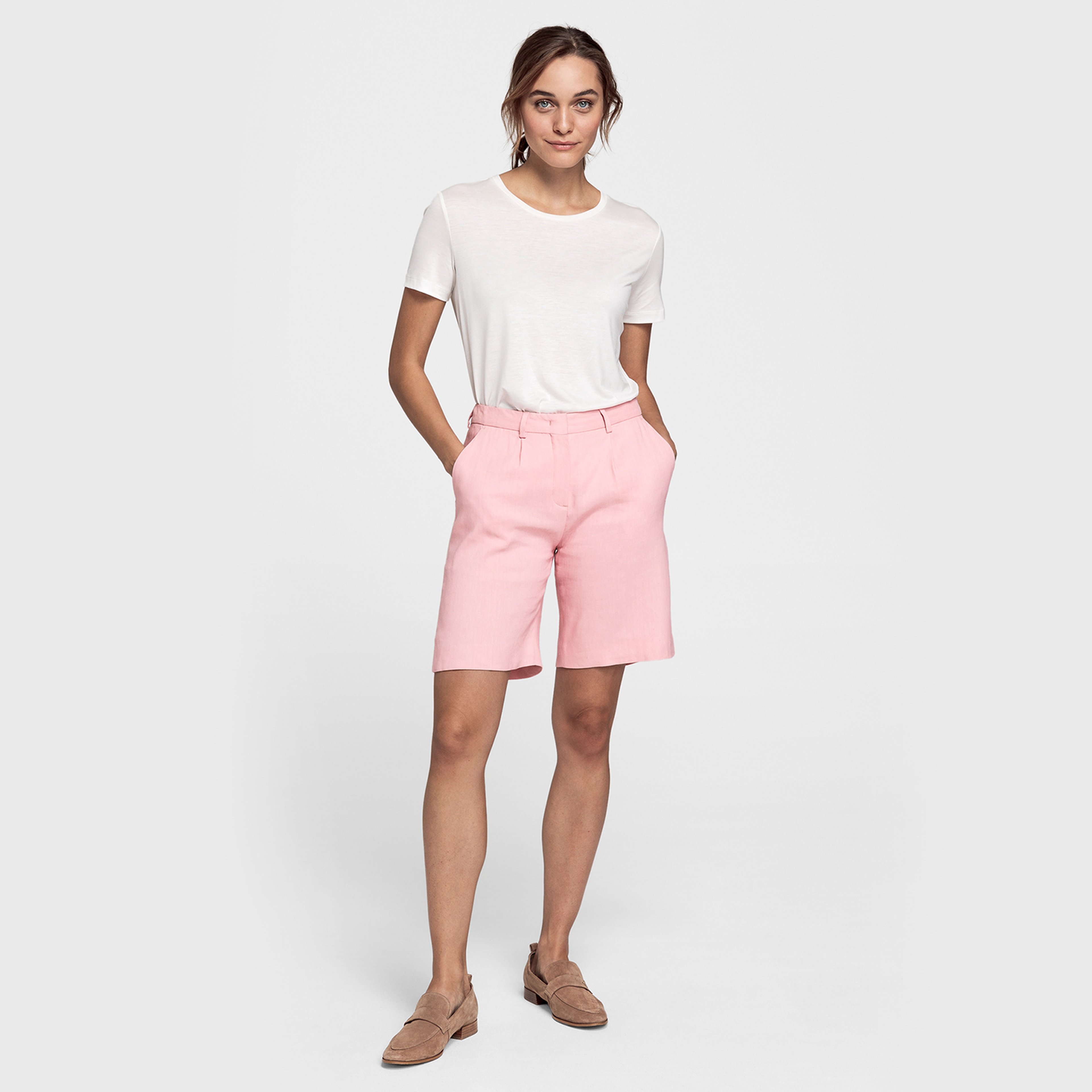 GANT Kadın Beyaz Lightweight T-Shirt