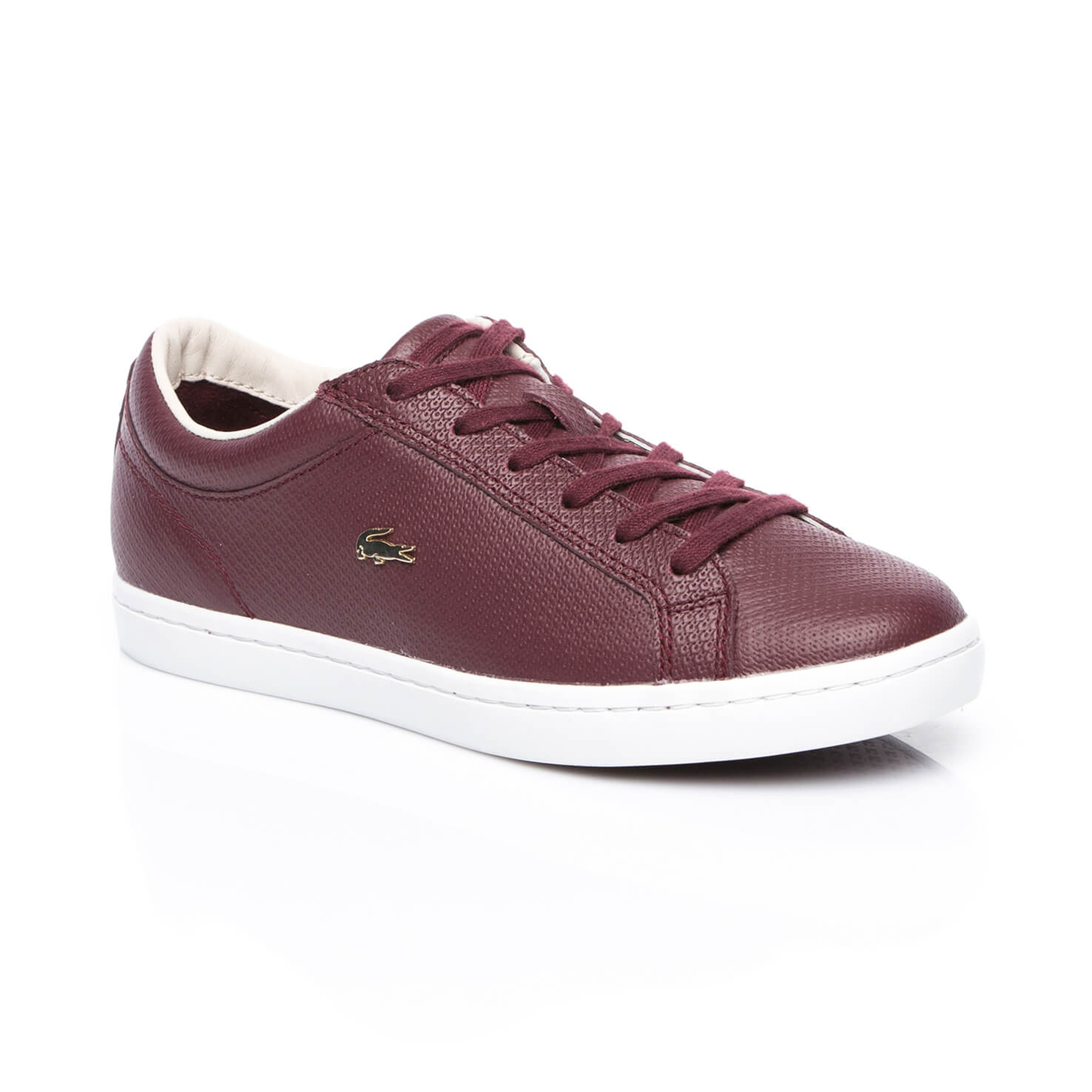 Lacoste Straightset Kadın Bordo Ayakkabı