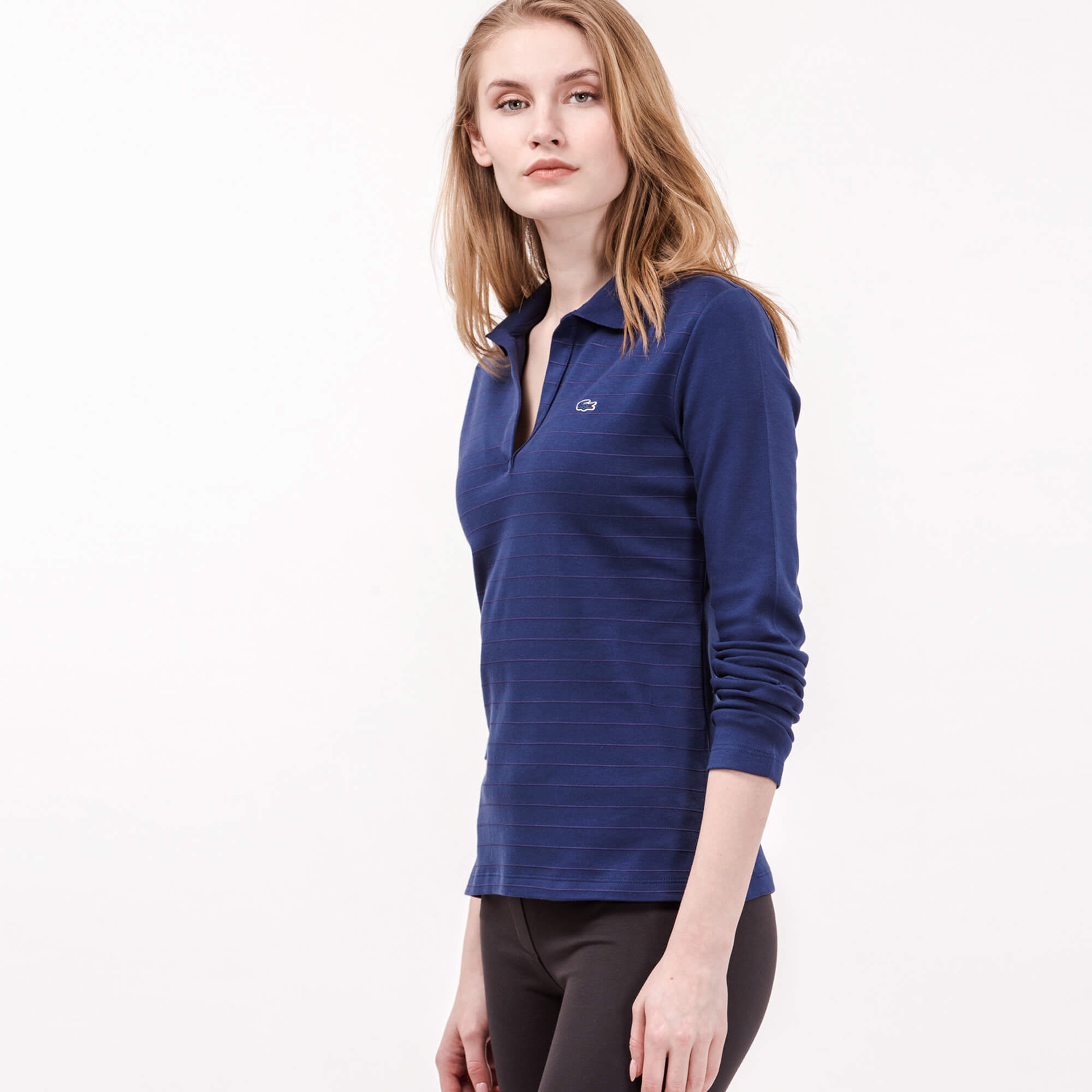 Lacoste Kadın Mavi Polo
