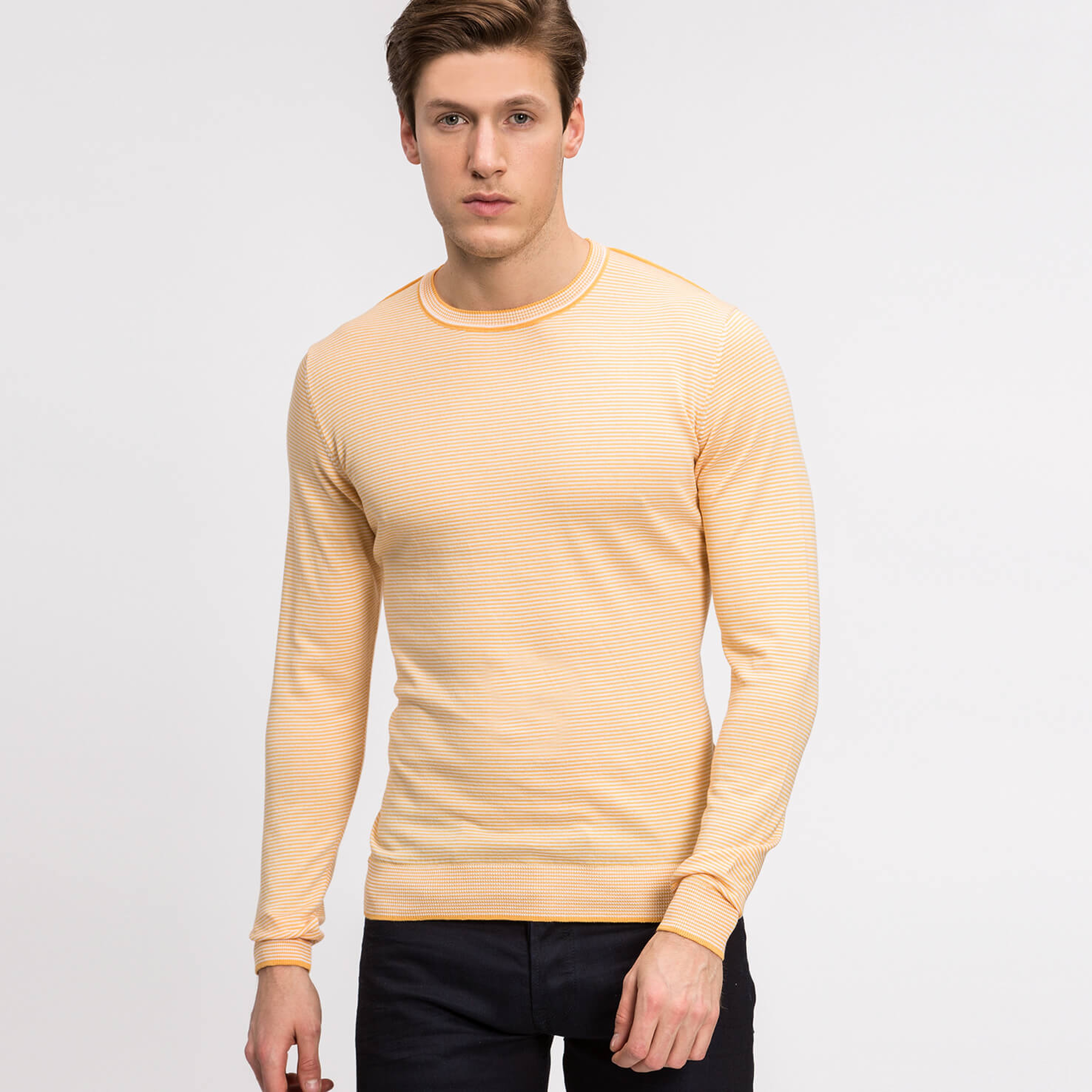 Lacoste Erkek Turuncu Triko