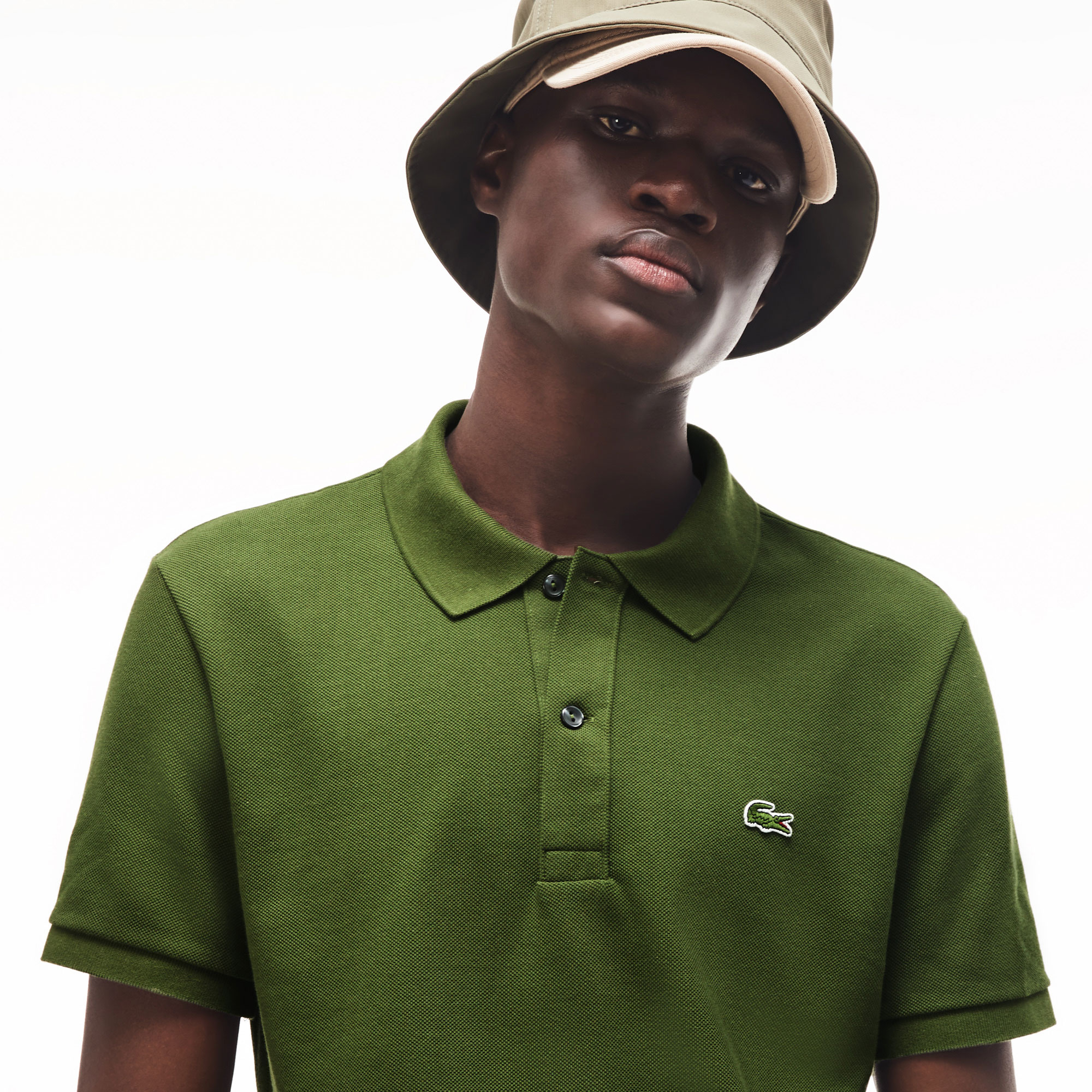 Lacoste Erkek Slim Fit Haki Polo