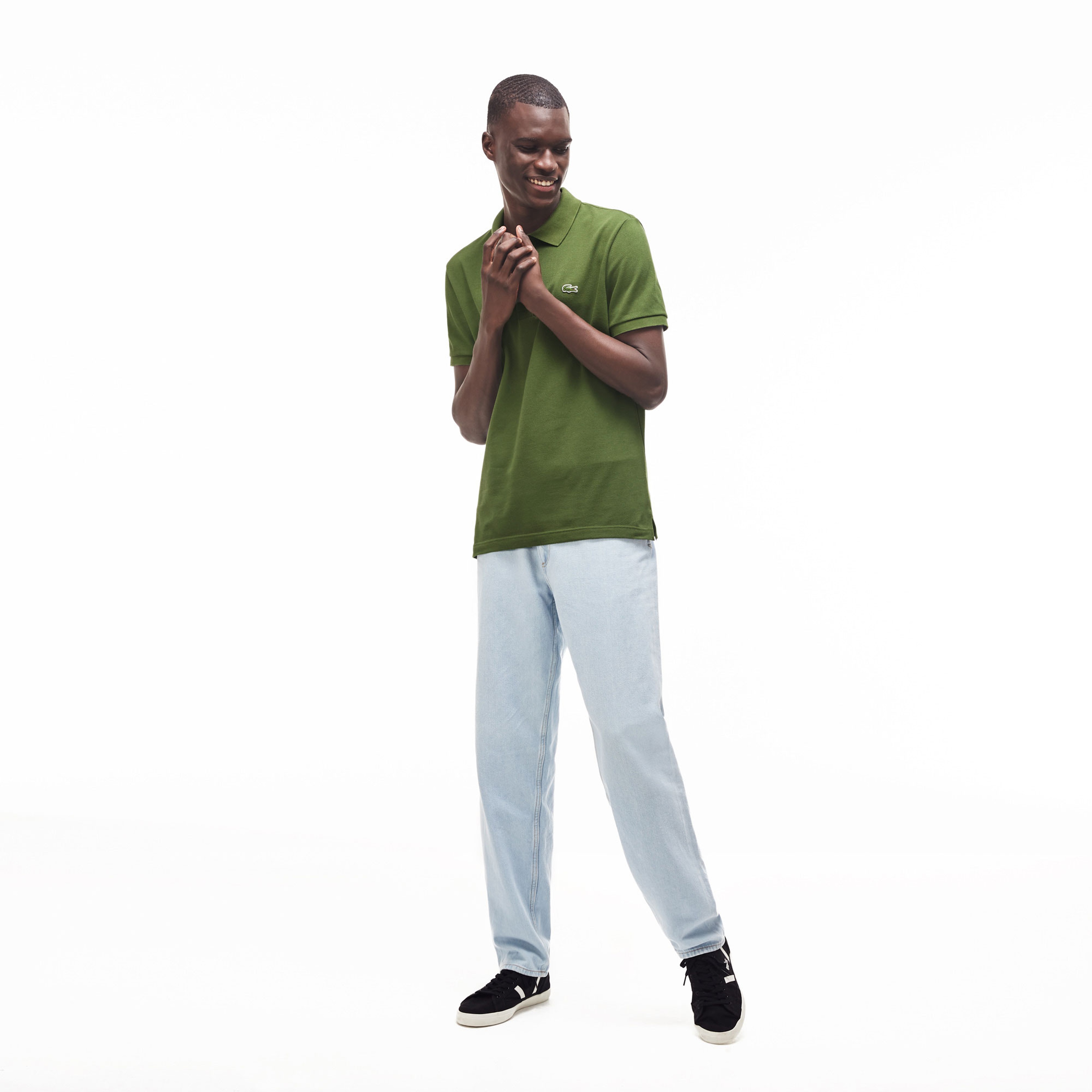 Lacoste Erkek Slim Fit Haki Polo