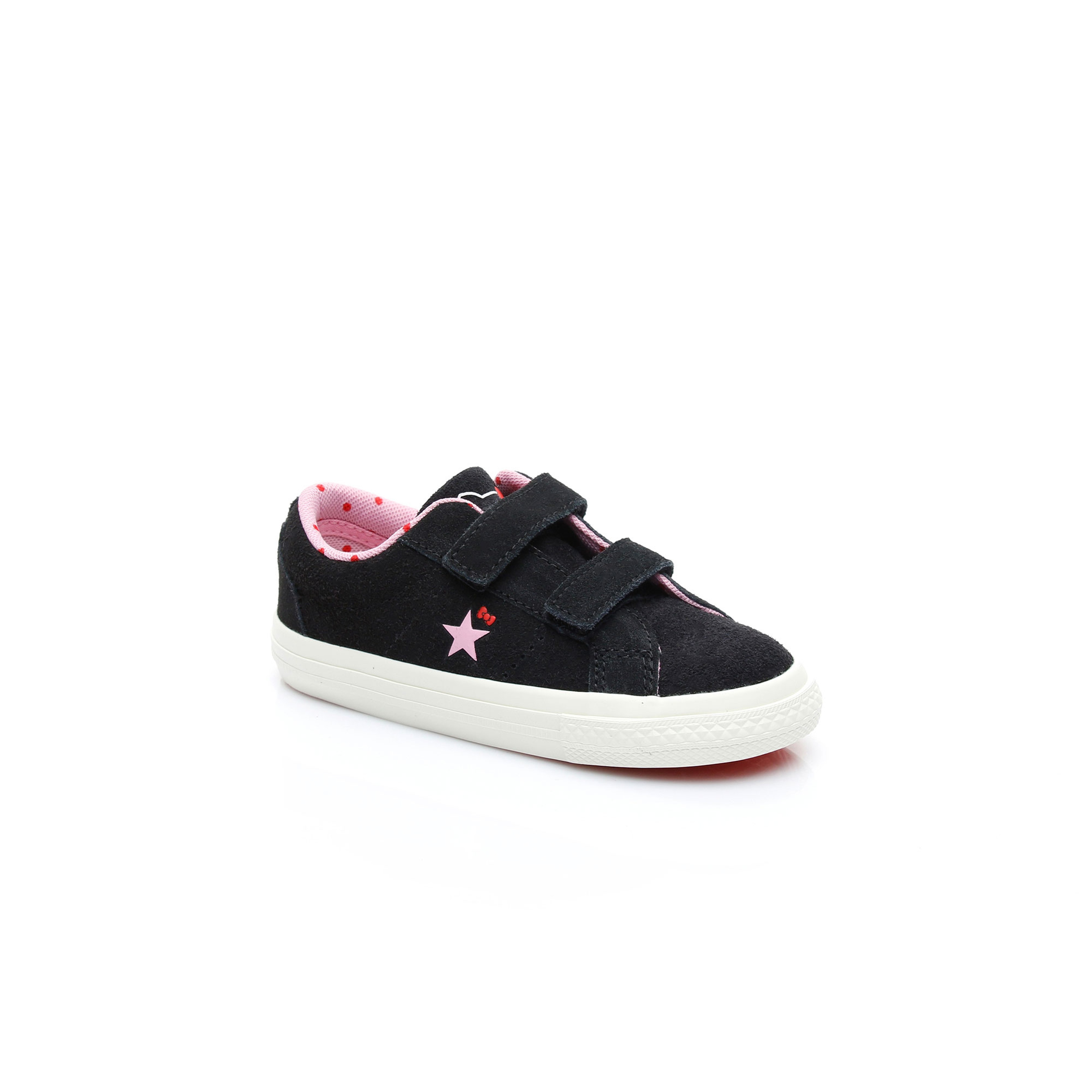 Converse x Hello Kitty One Star 2V Low Çocuk Siyah Sneaker
