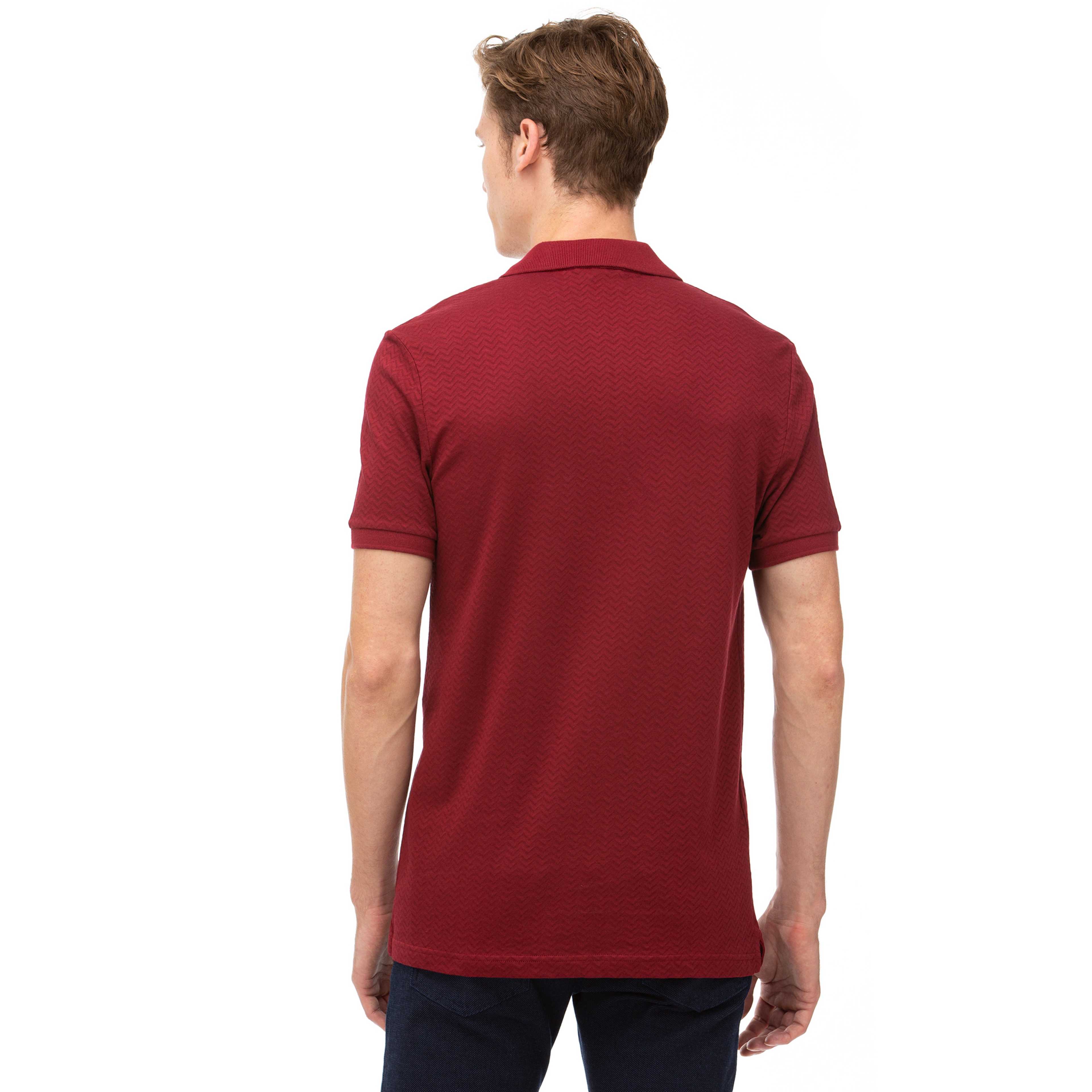 Lacoste Erkek Regular Fit Bordo Polo