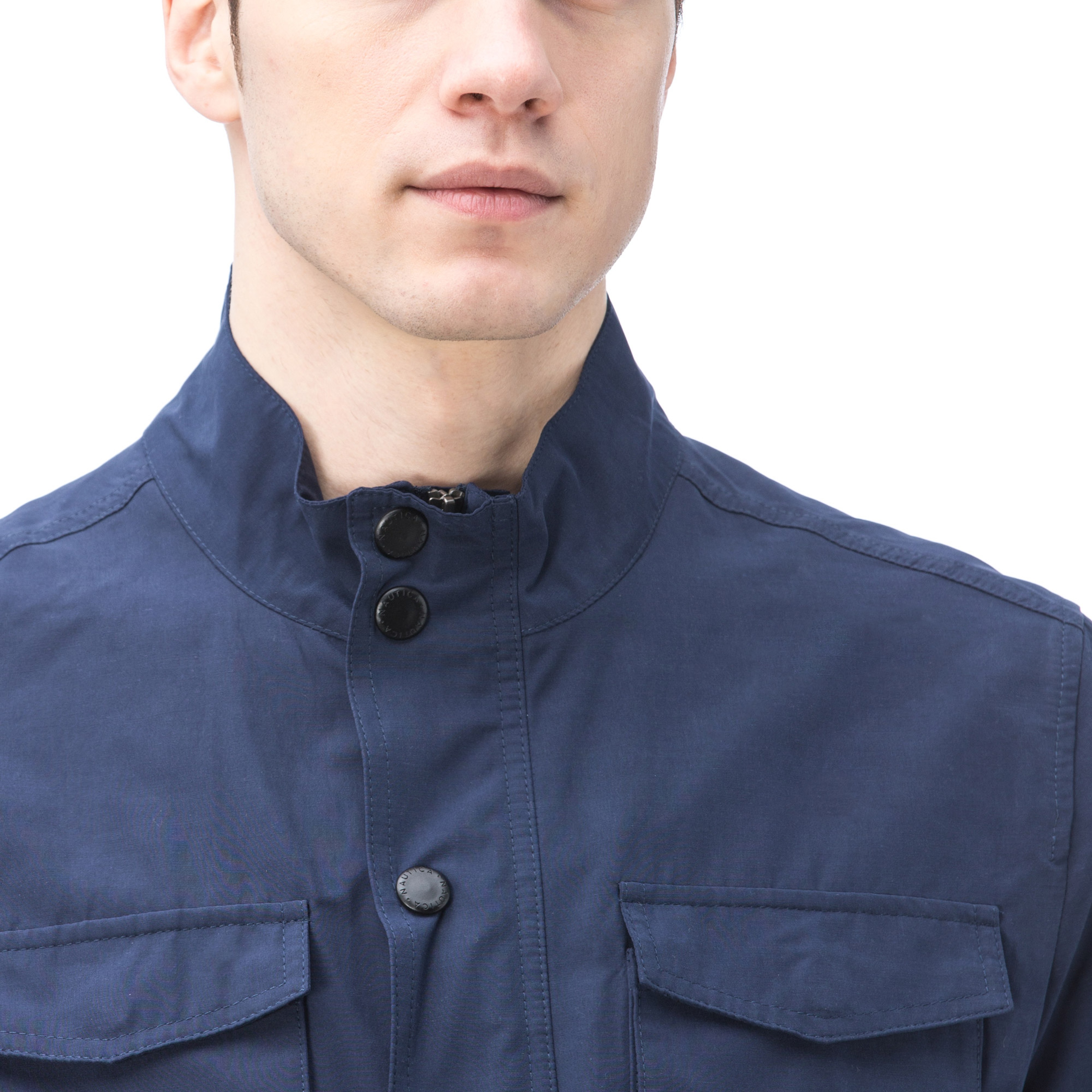 Nautica Erkek Lacivert Dik Yaka Mont