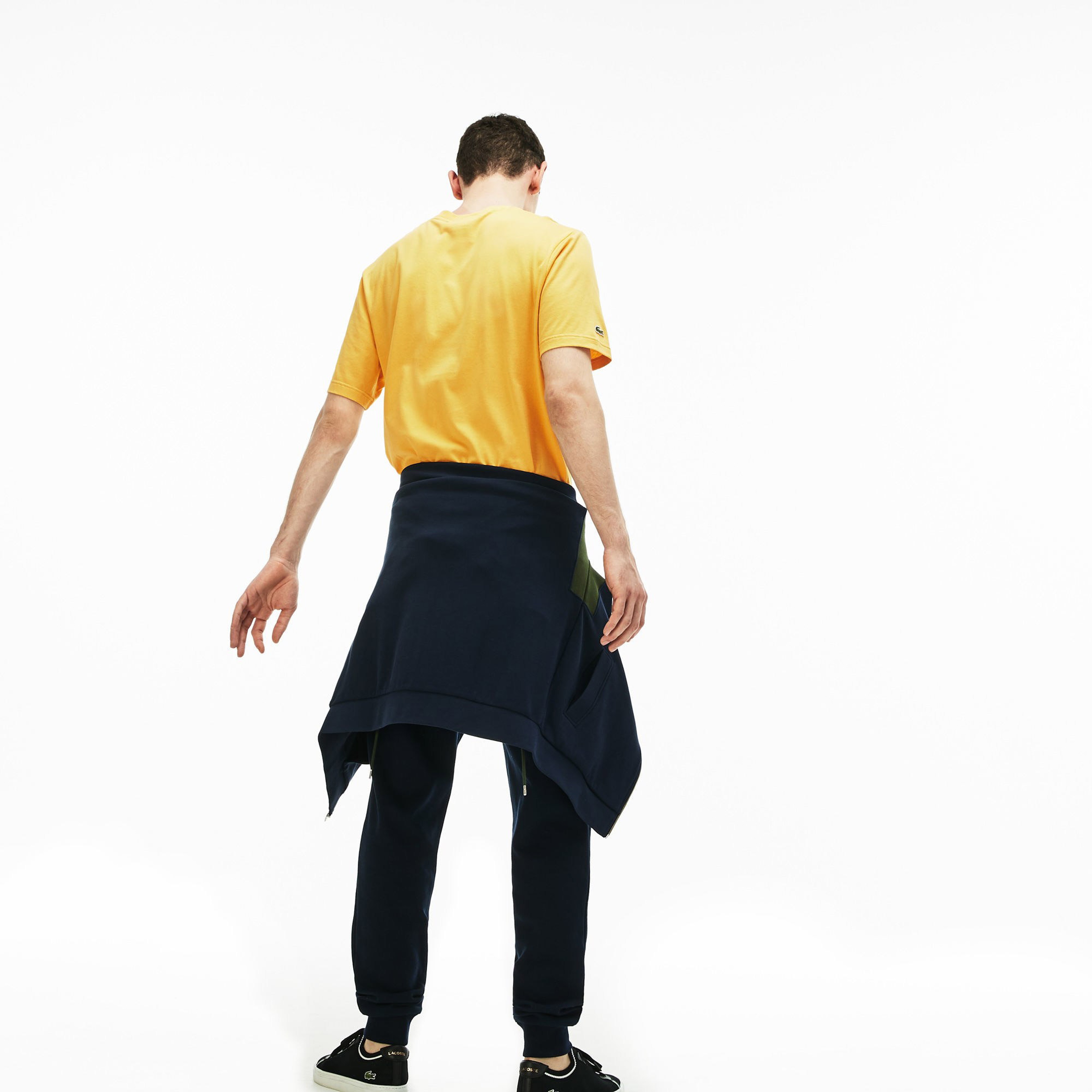 Lacoste Erkek Relax Fit Sarı T-Shirt