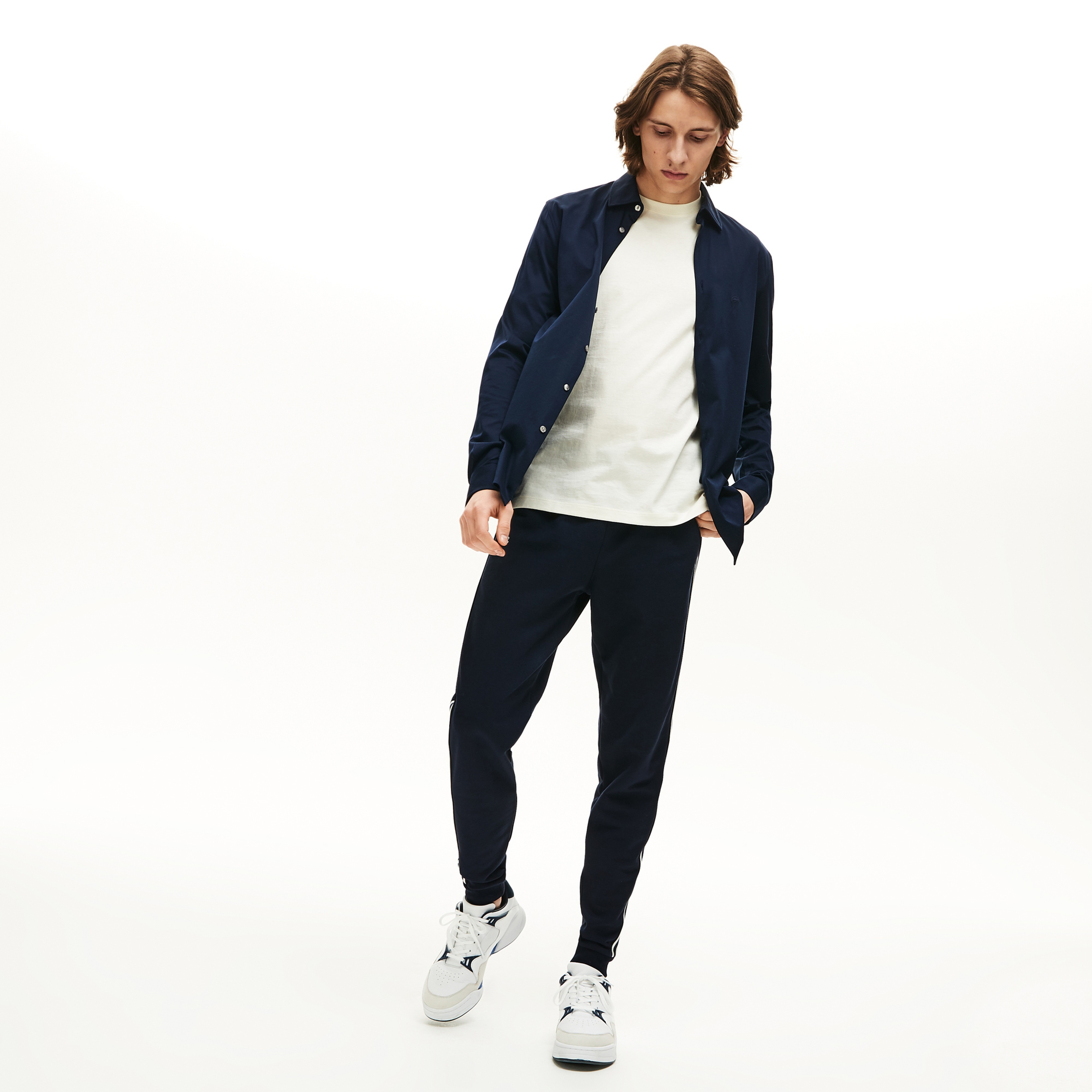 Lacoste Erkek Slim Fit Lacivert Gömlek