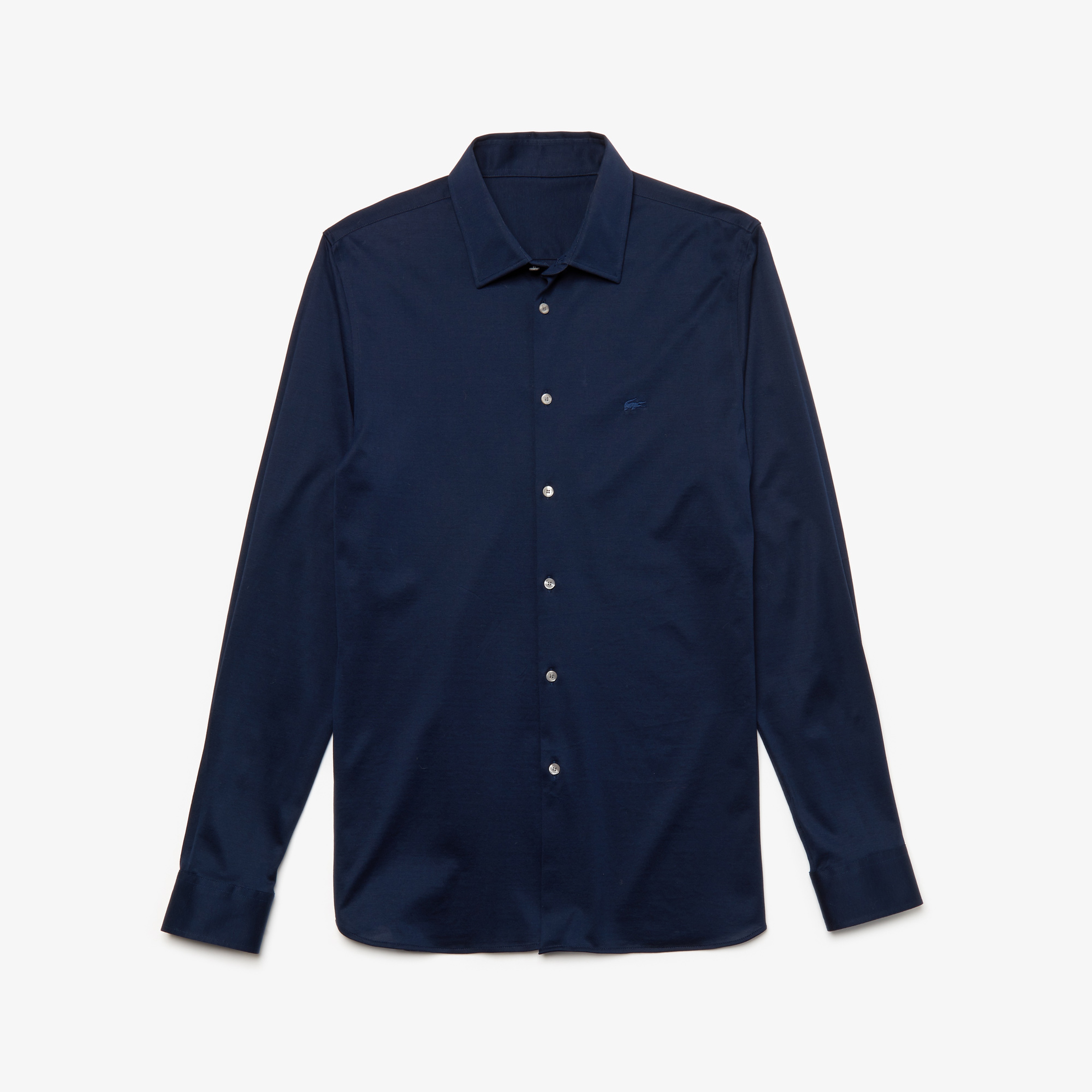 Lacoste Erkek Slim Fit Lacivert Gömlek