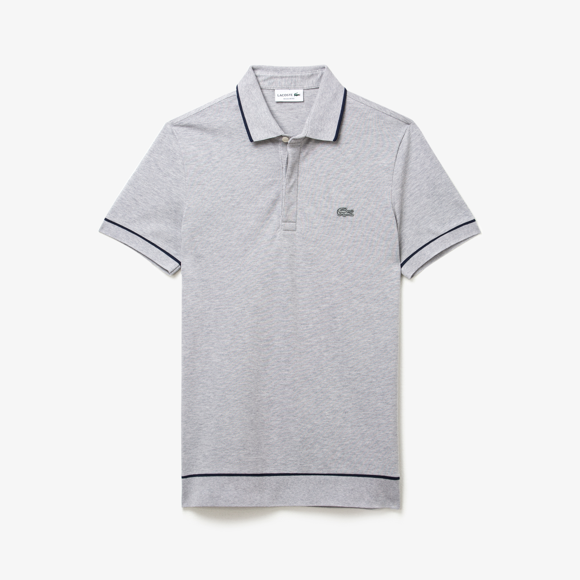 Lacoste Erkek Regular Fit Gri Polo