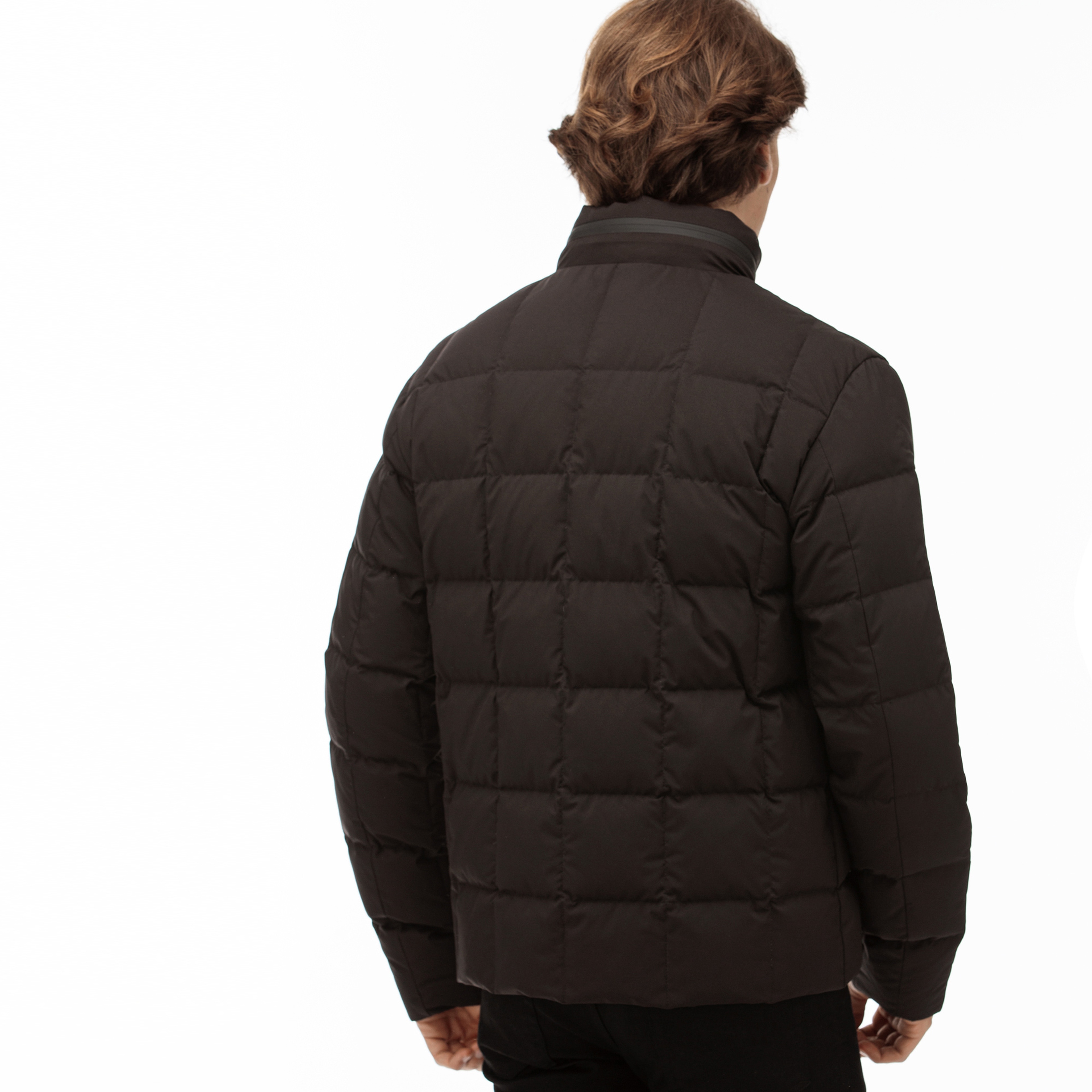 Lacoste Erkek Siyah Kapitone Mont