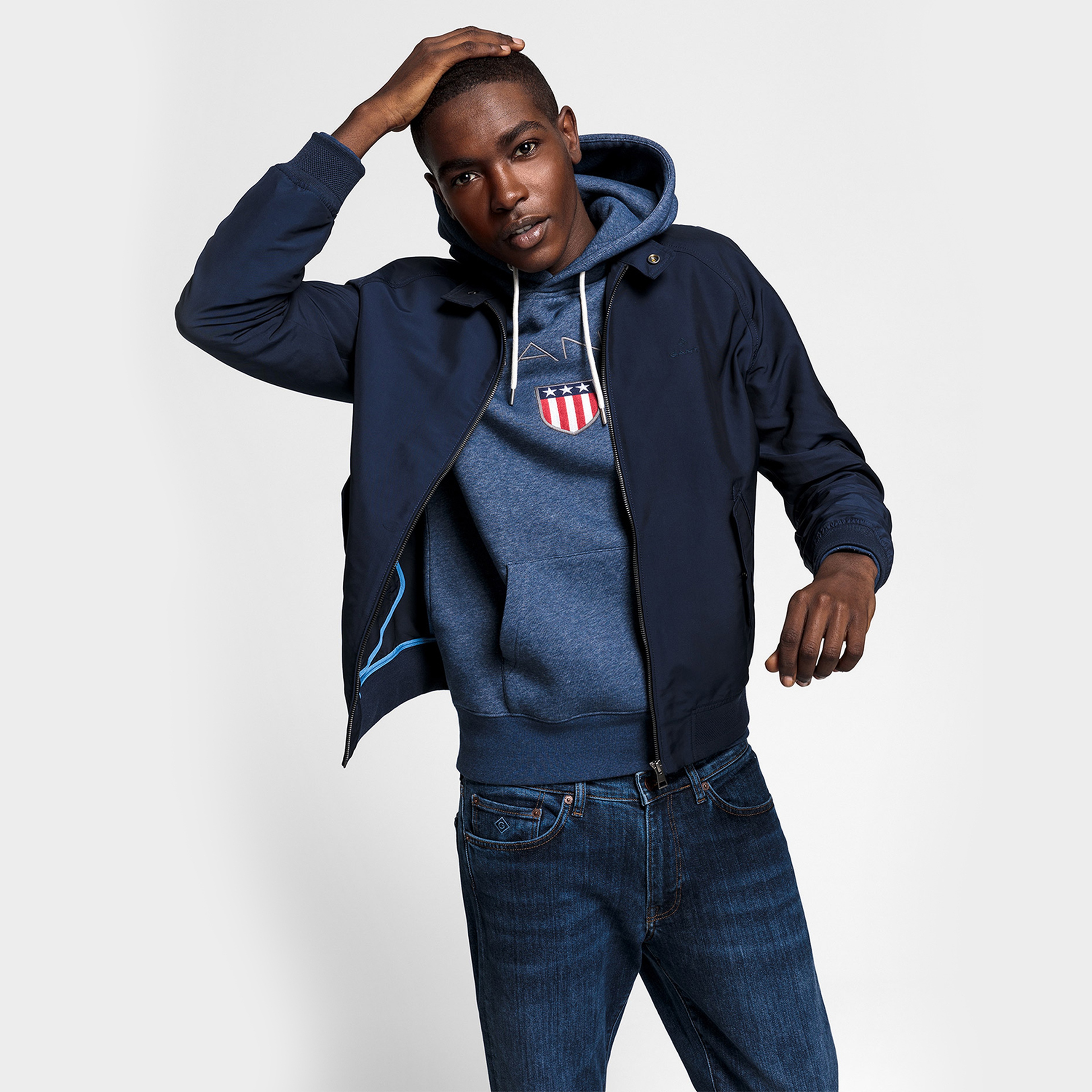 Gant Erkek Lacivert Urban Oxford Mont