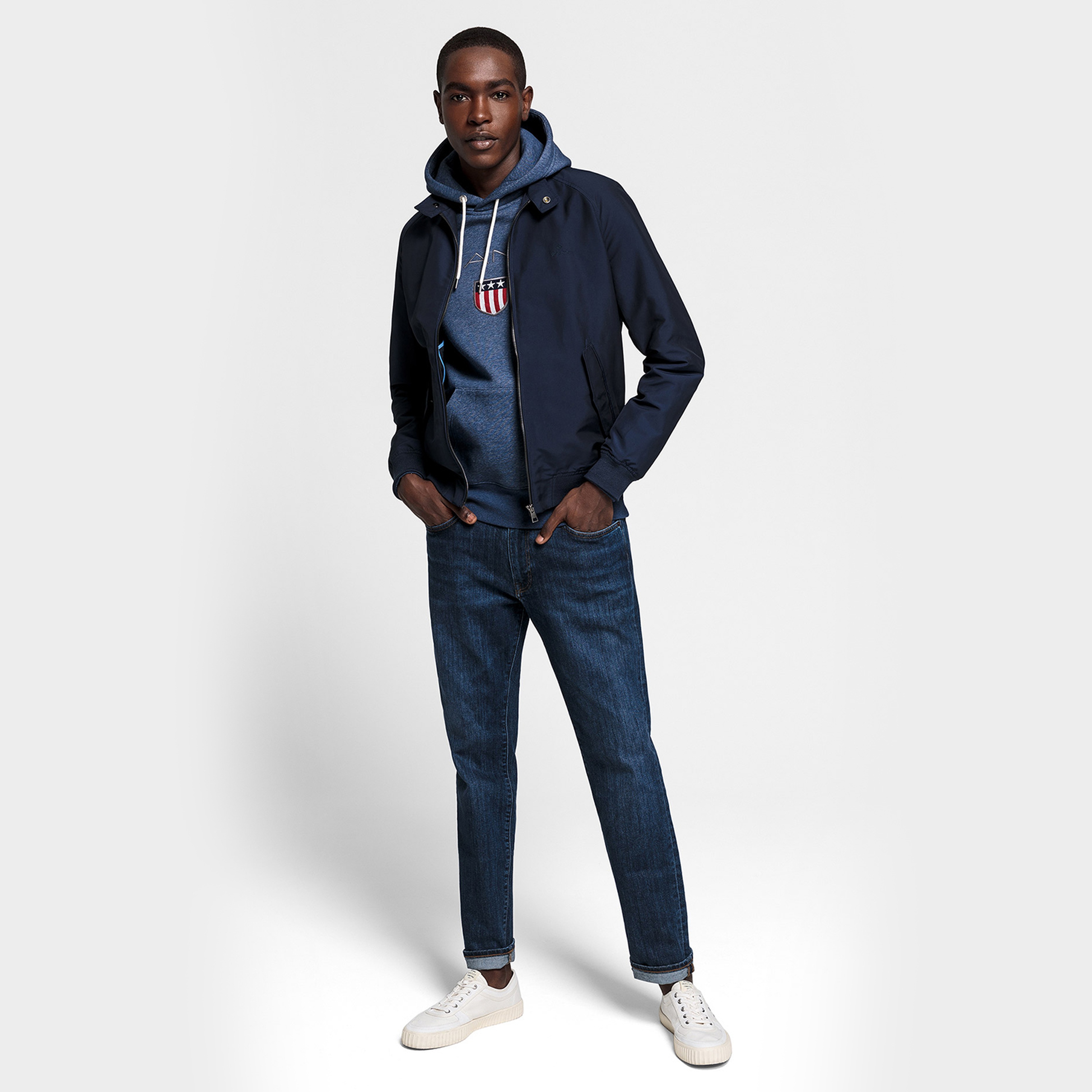 Gant Erkek Lacivert Urban Oxford Mont