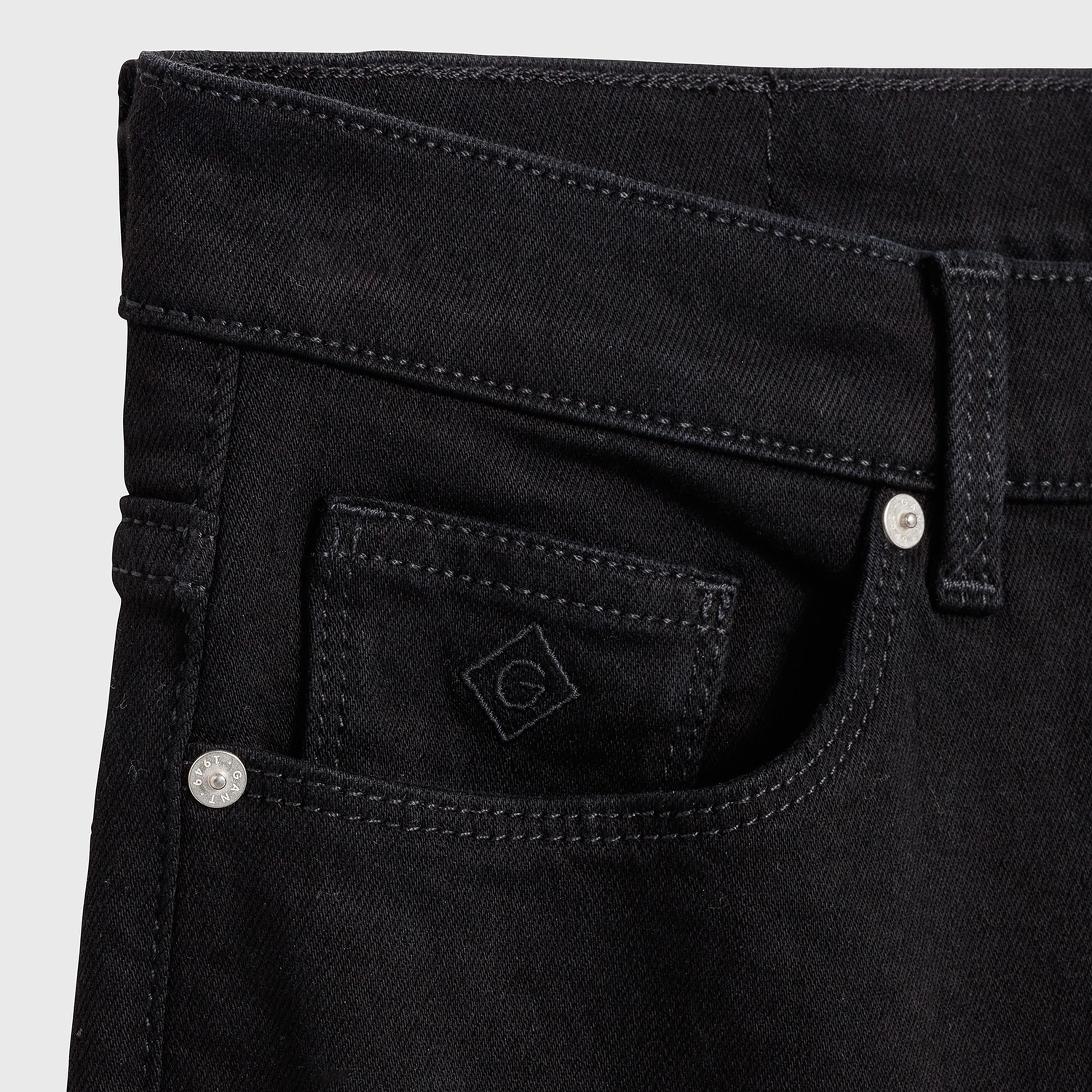 GANT Kadın Siyah Skinny Fit Jean Pantolon