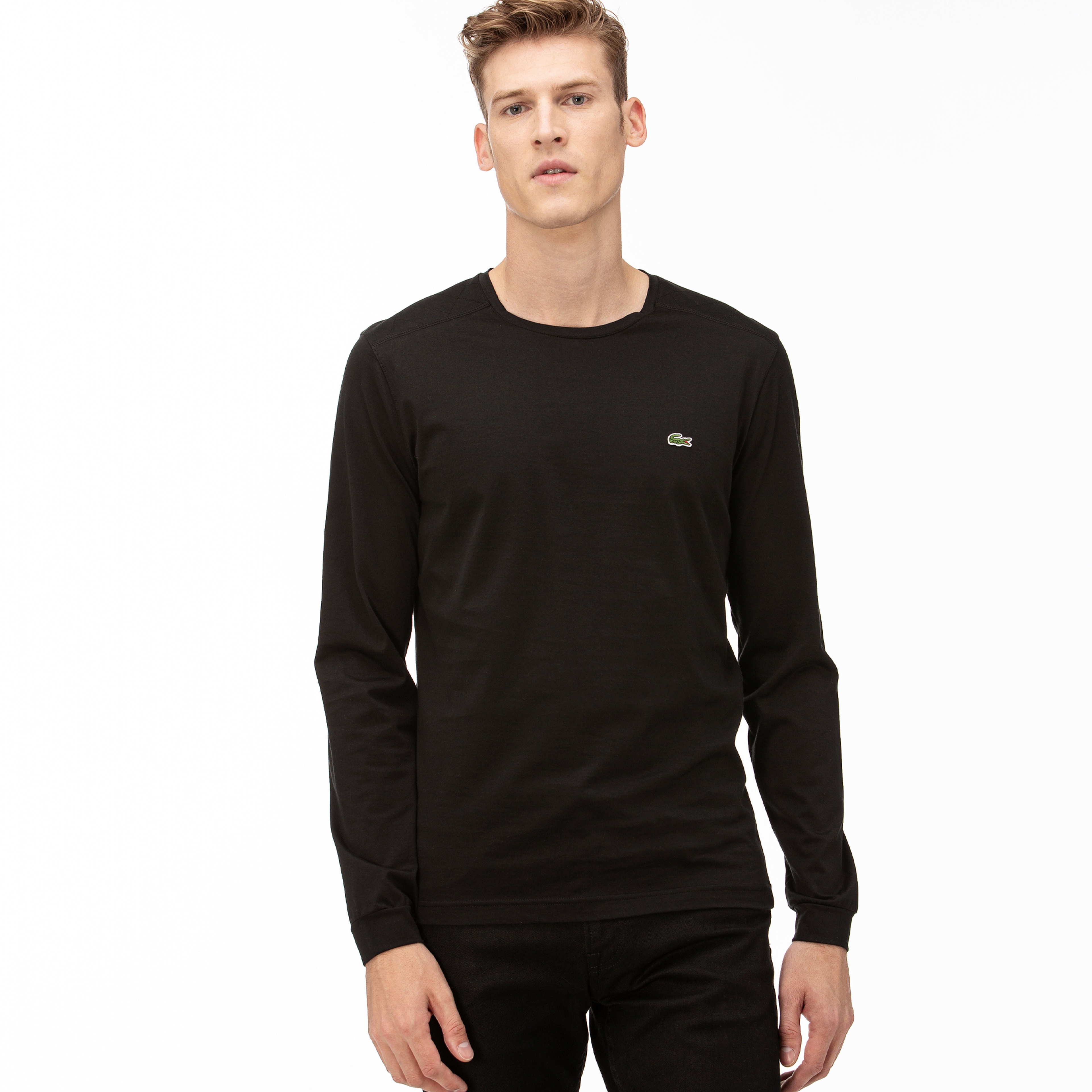Lacoste Erkek Siyah Uzun Kollu T-Shirt