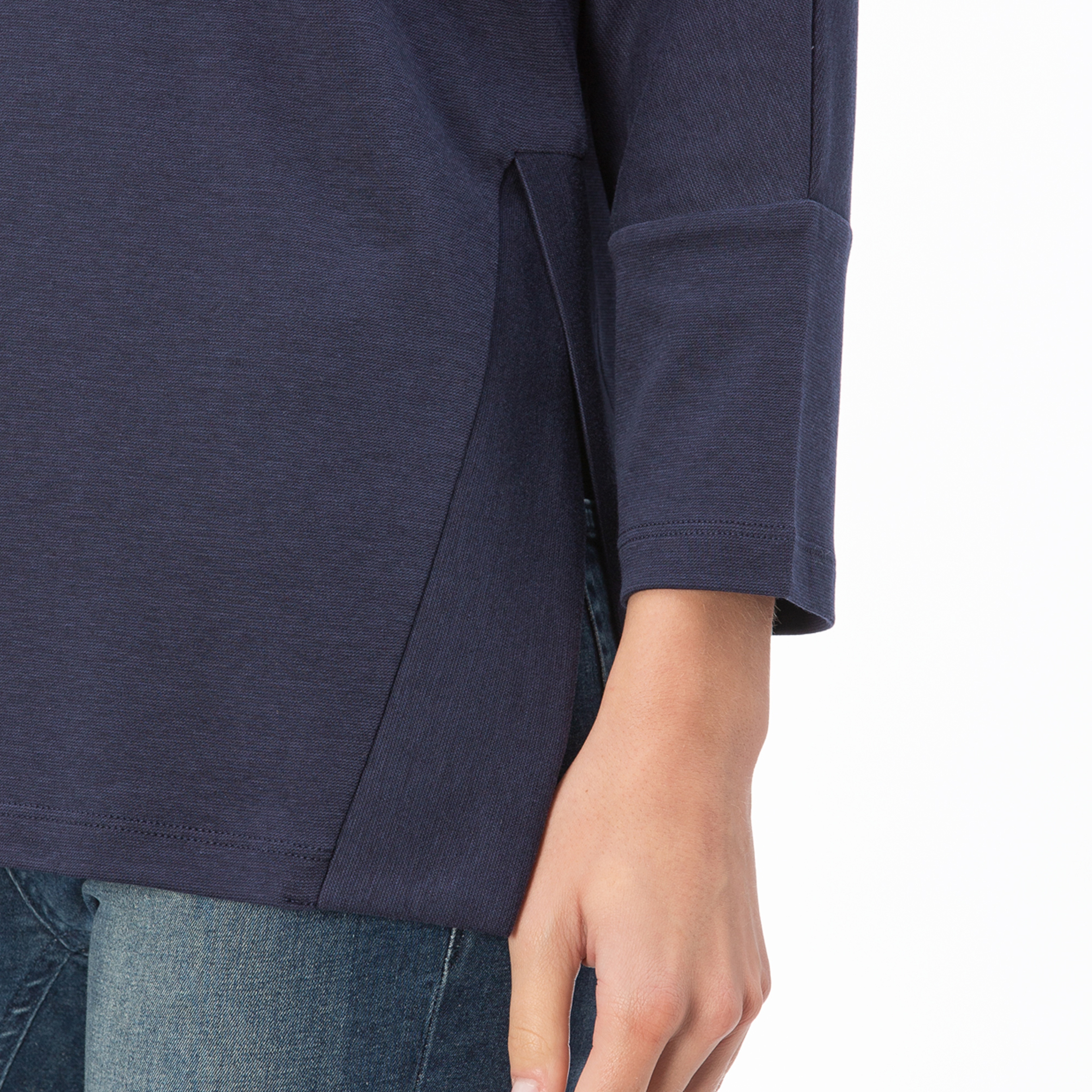 Lacoste Kadın Lacivert Uzun Kollu T-Shirt