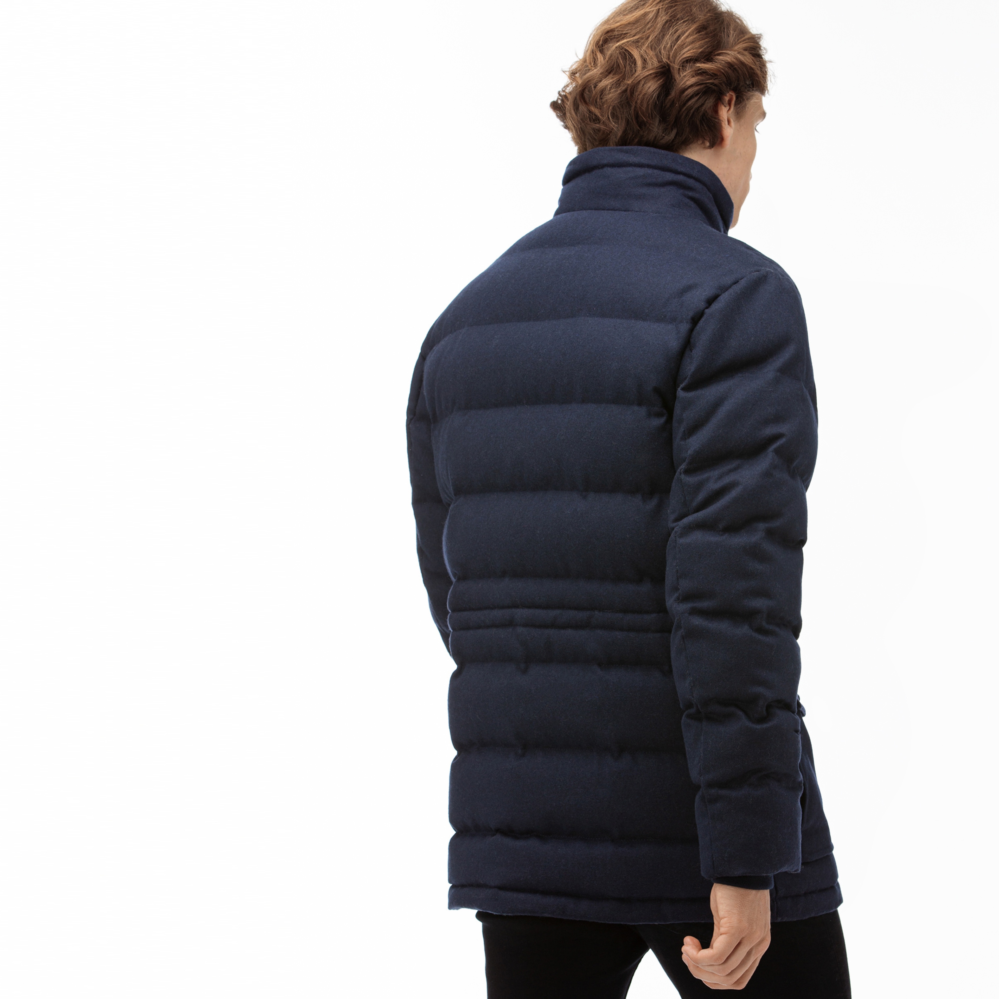 Lacoste Erkek Lacivert Kaz Tüyü Mont