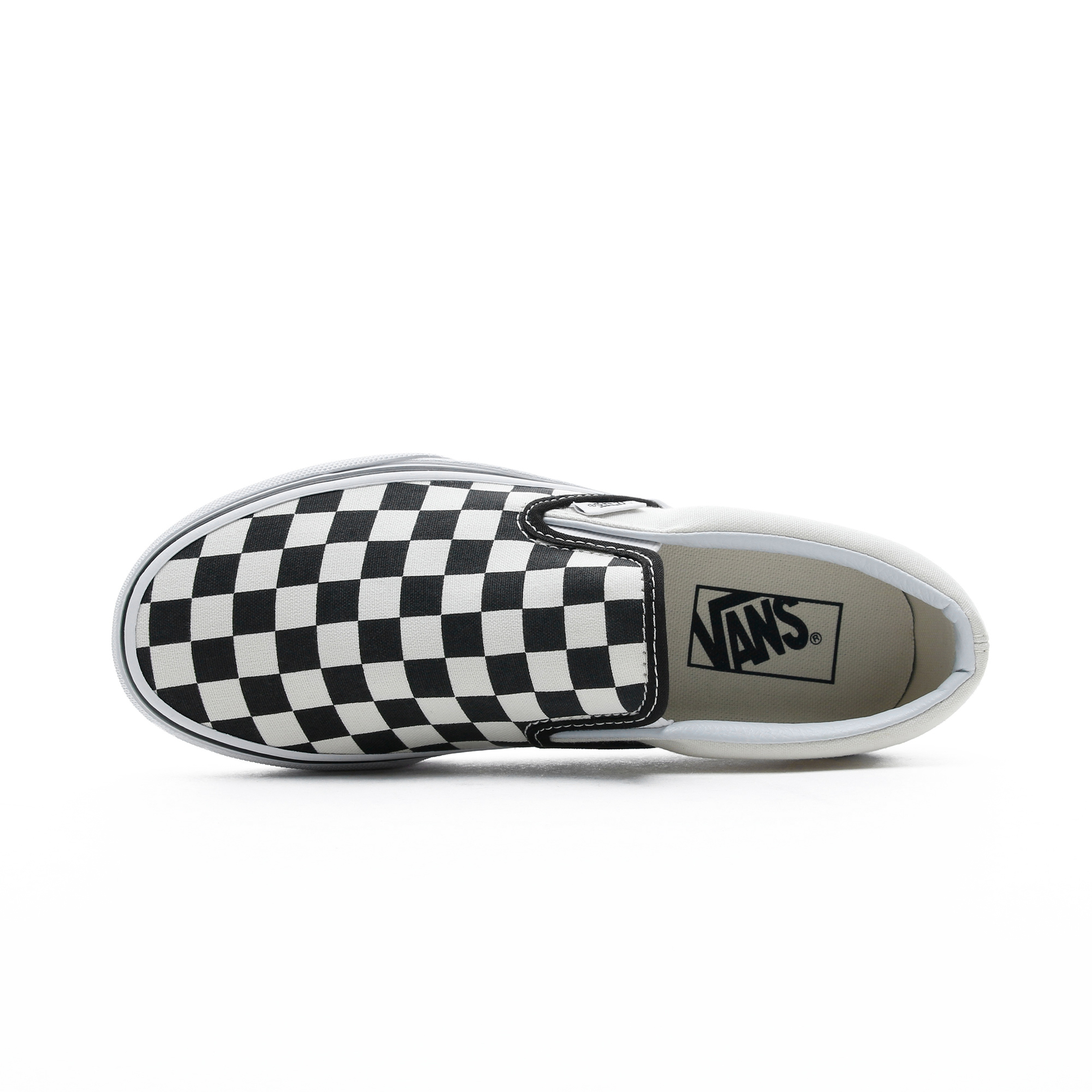Vans Classic Slip-On Checkerboard Siyah - Bej Unisex Sneaker