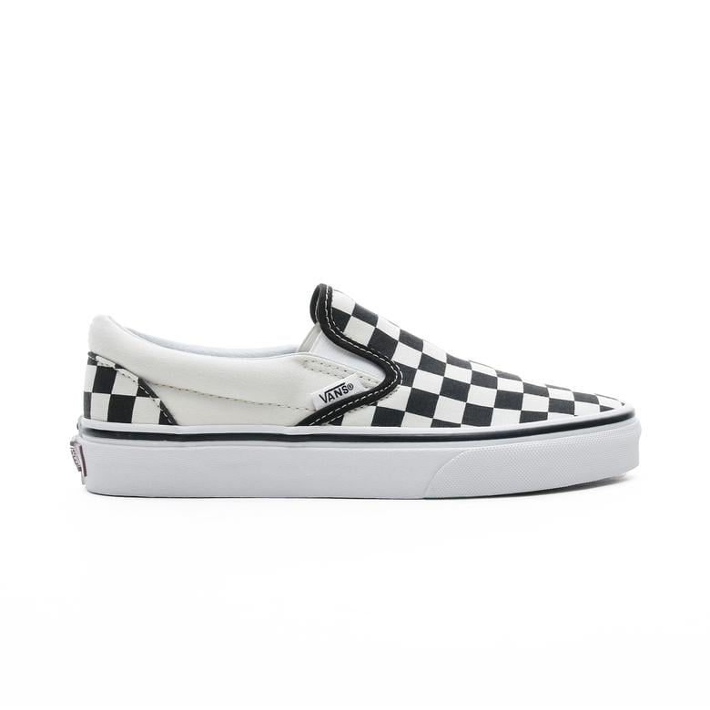 Vans Classic Slip-On Checkerboard Siyah - Bej Unisex Sneaker