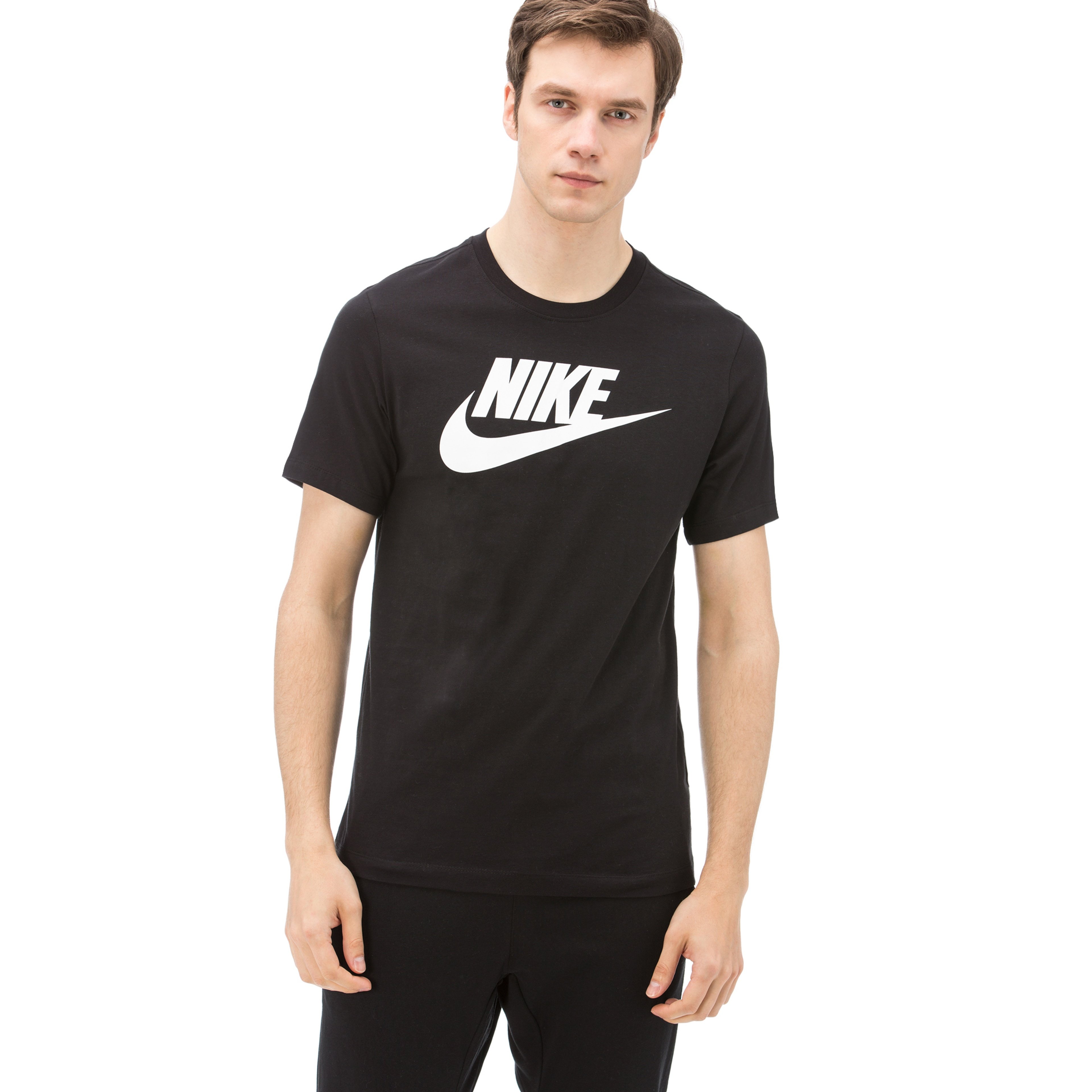 Nike Icon Futura Erkek Siyah T-Shirt