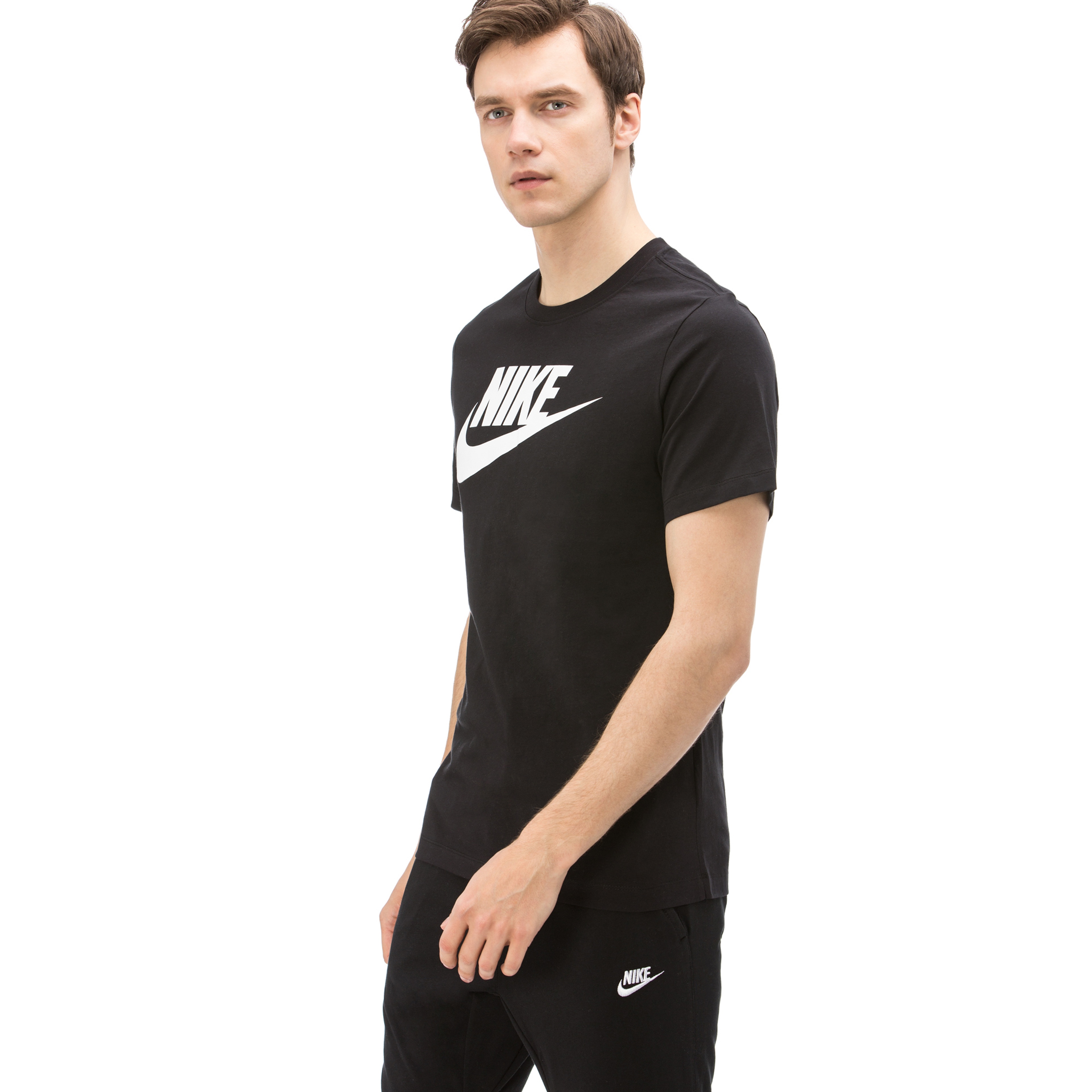 Nike Icon Futura Erkek Siyah T-Shirt