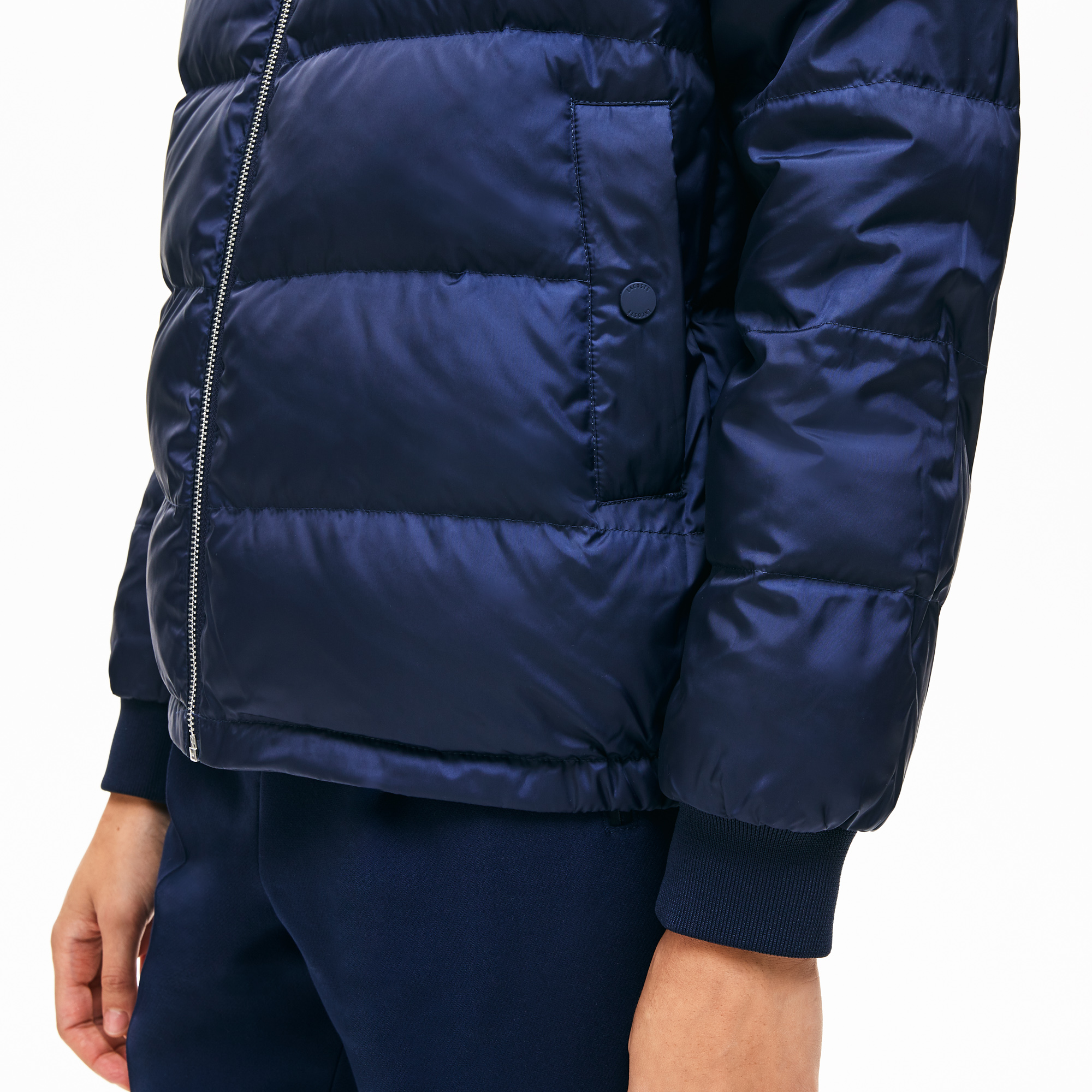 Lacoste Kadın Blok Desenli Renkli Mont