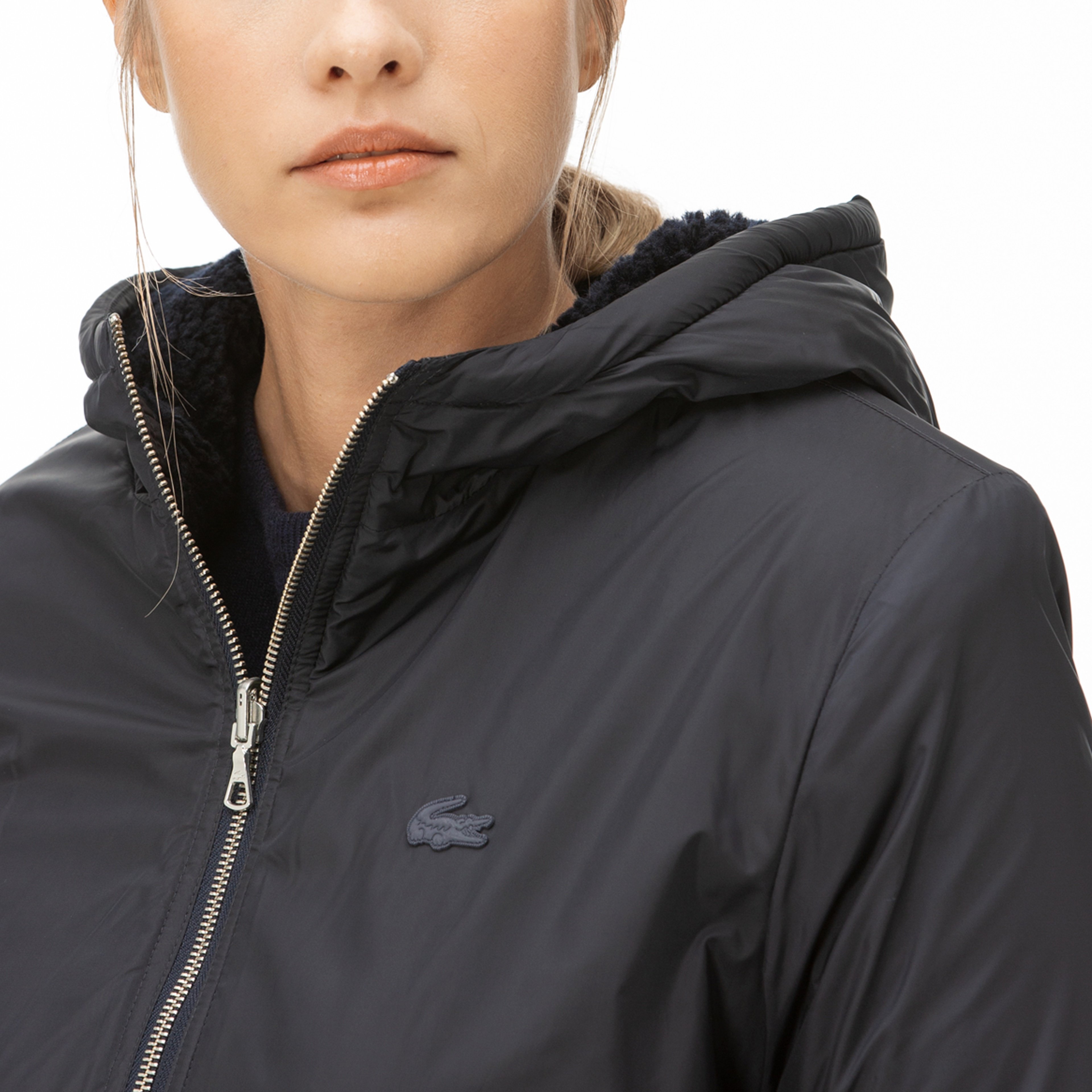 Lacoste Kadın Lacivert Mont