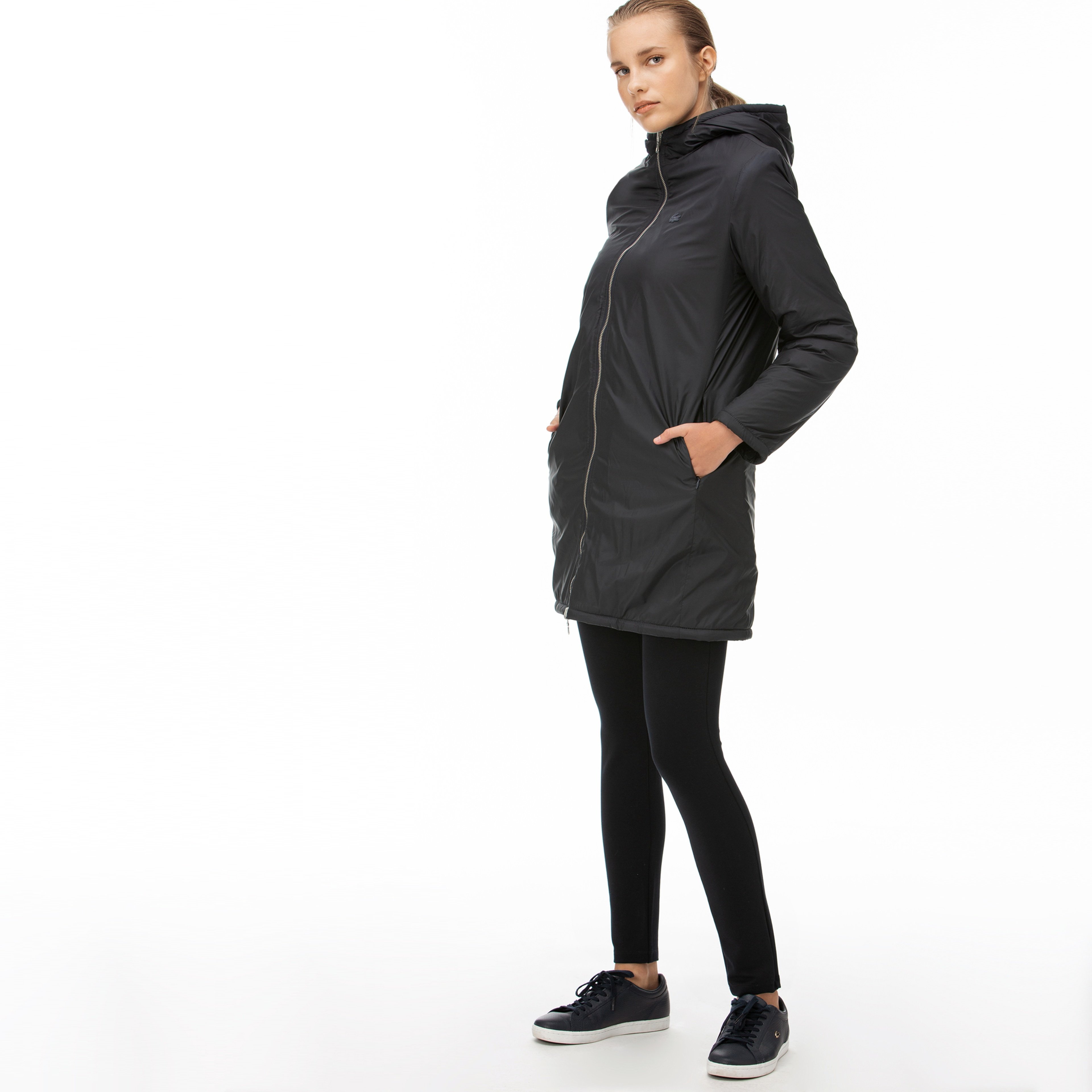 Lacoste Kadın Lacivert Mont