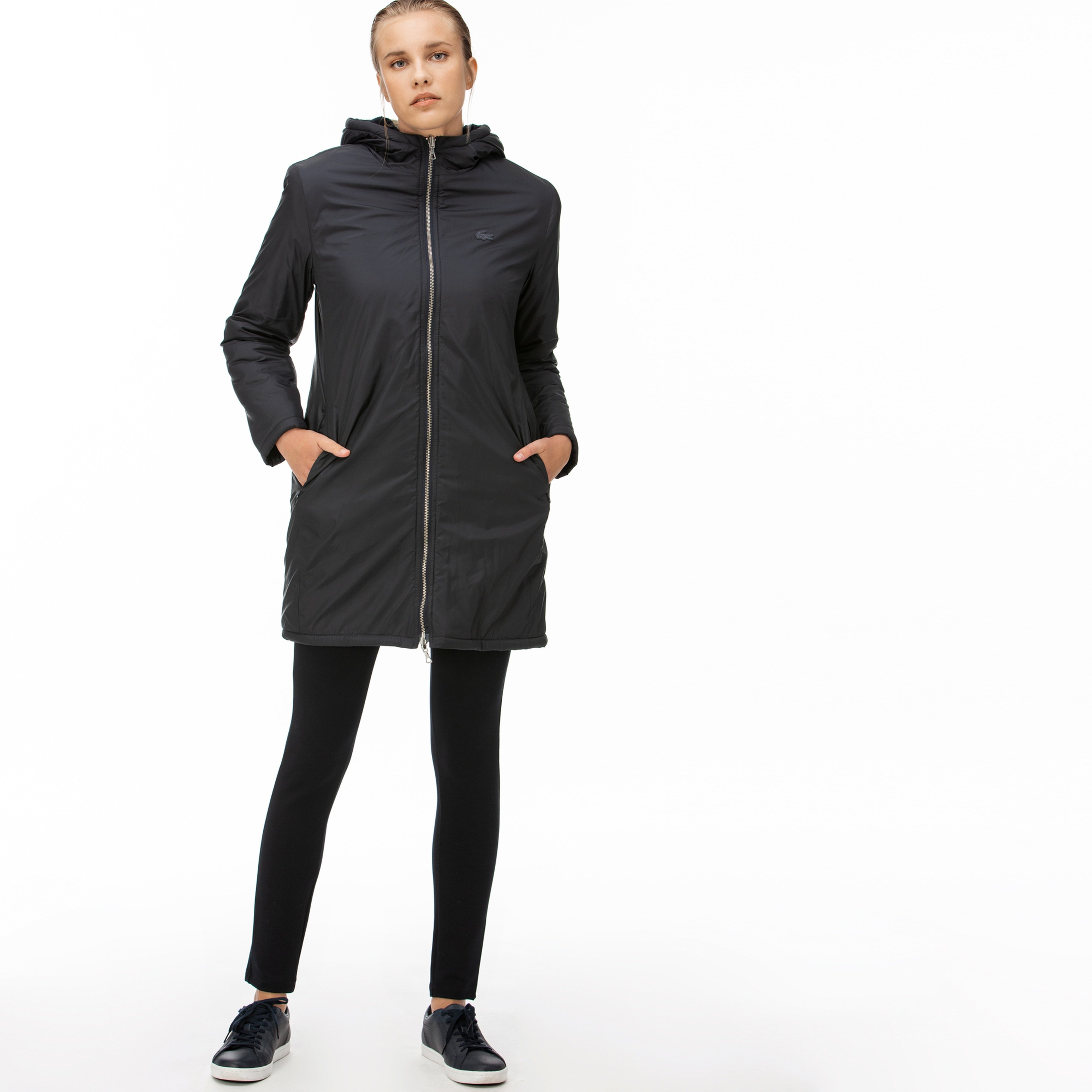 Lacoste Kadın Lacivert Mont