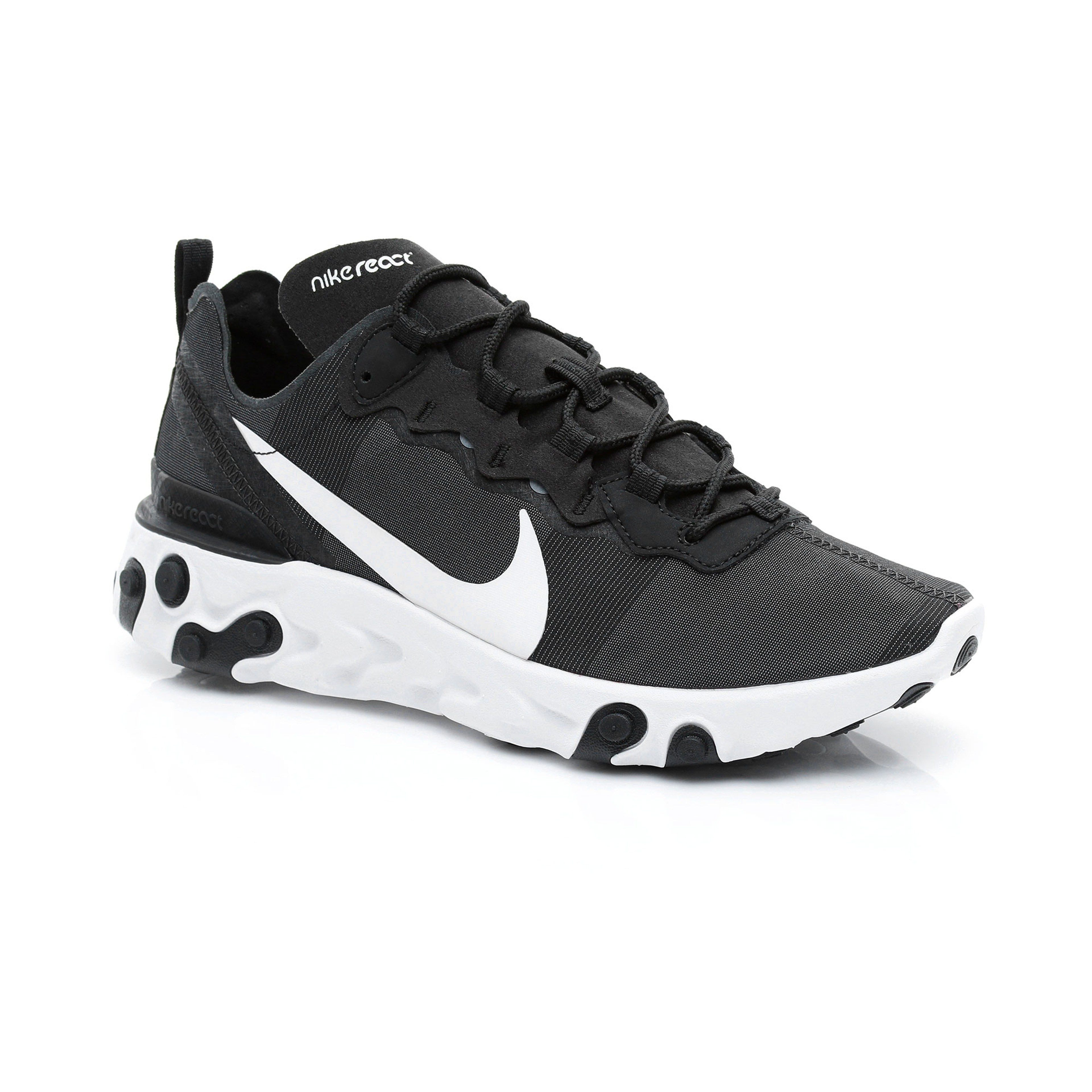Nike React Element 55 Erkek Siyah Spor Ayakkabı