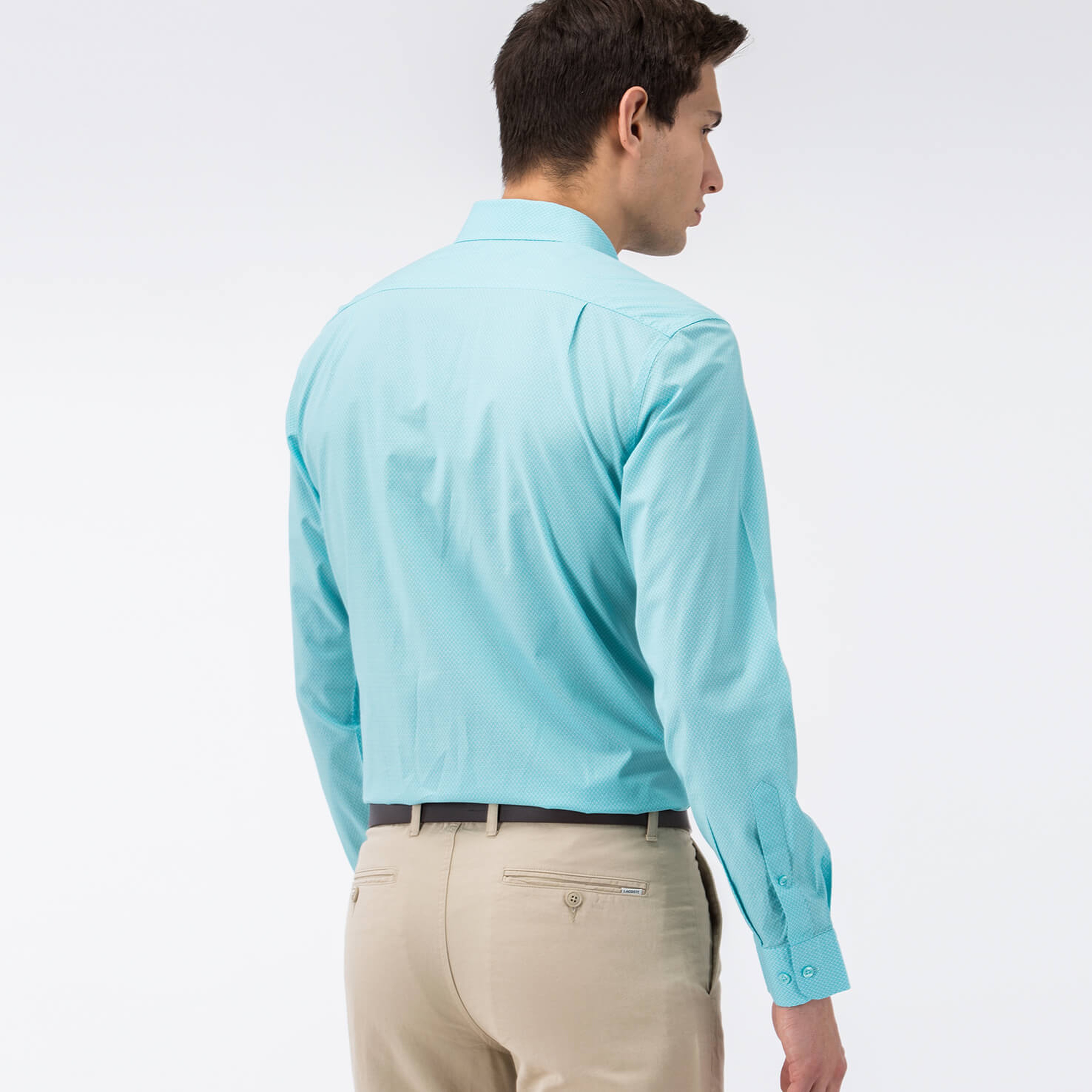 Lacoste Erkek Regular Fit Yeşil Gömlek