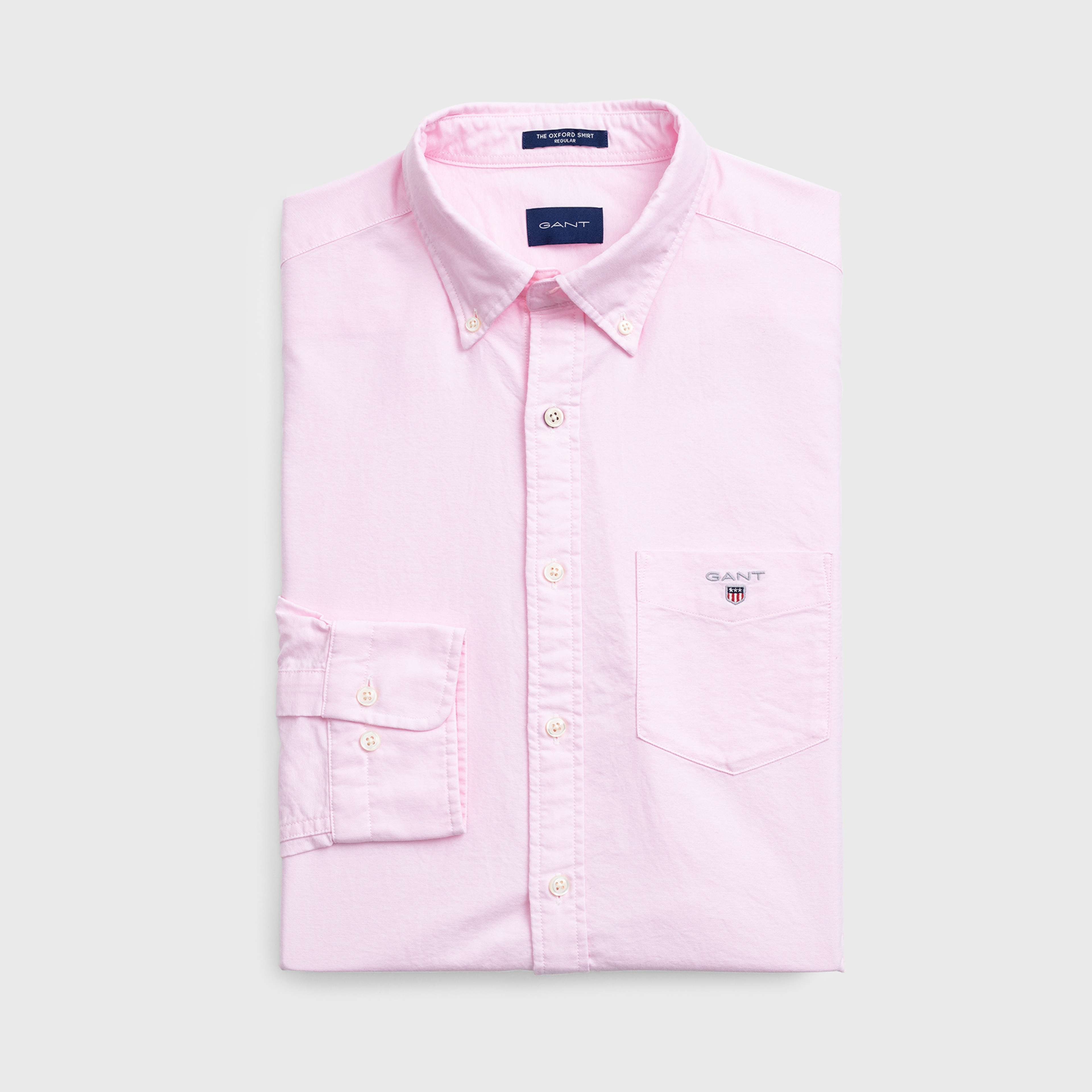 GANT Erkek Pembe Regular Fit Düğmeli Yaka Oxford Gömlek