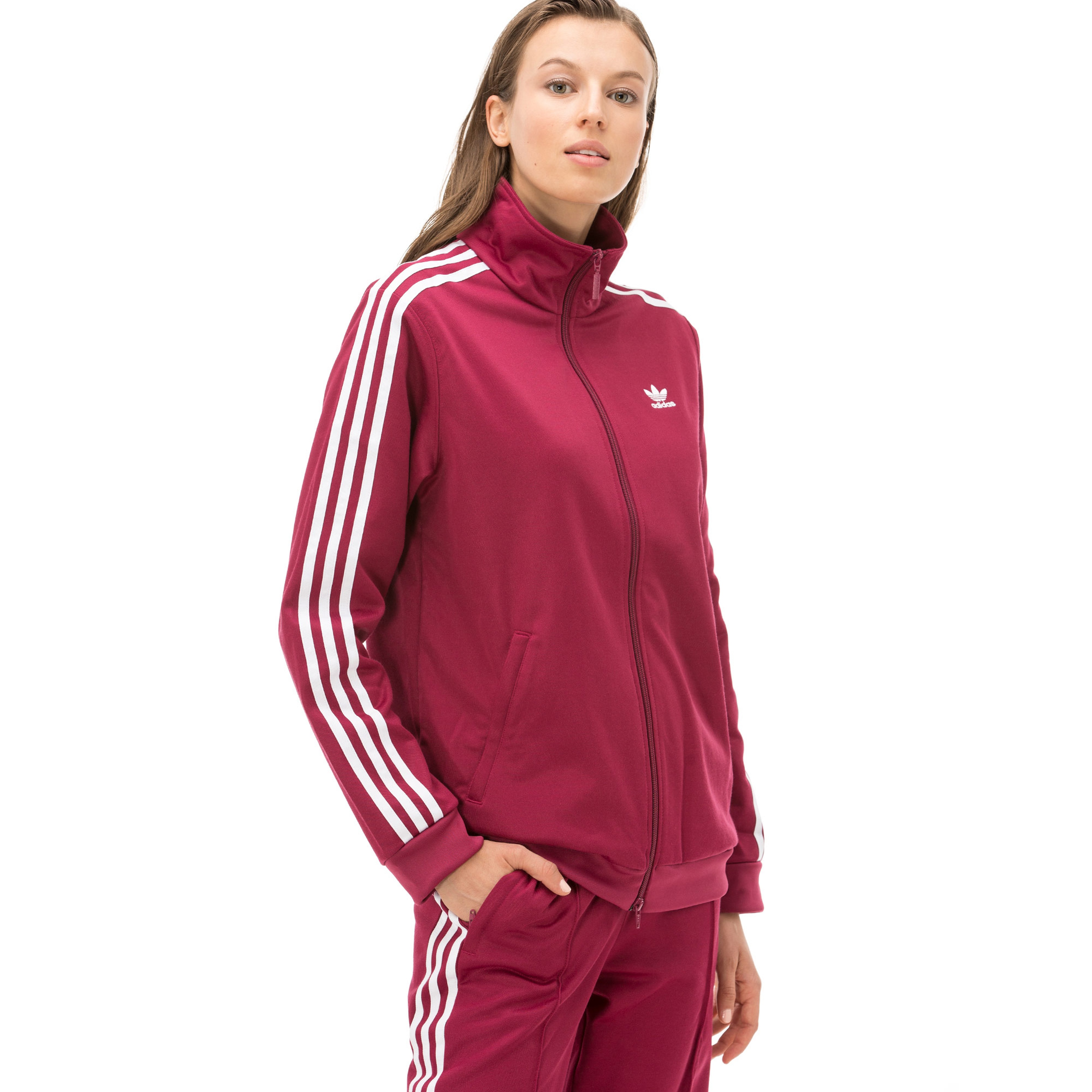 adidas Kadın Bordo Eşofman Üstü