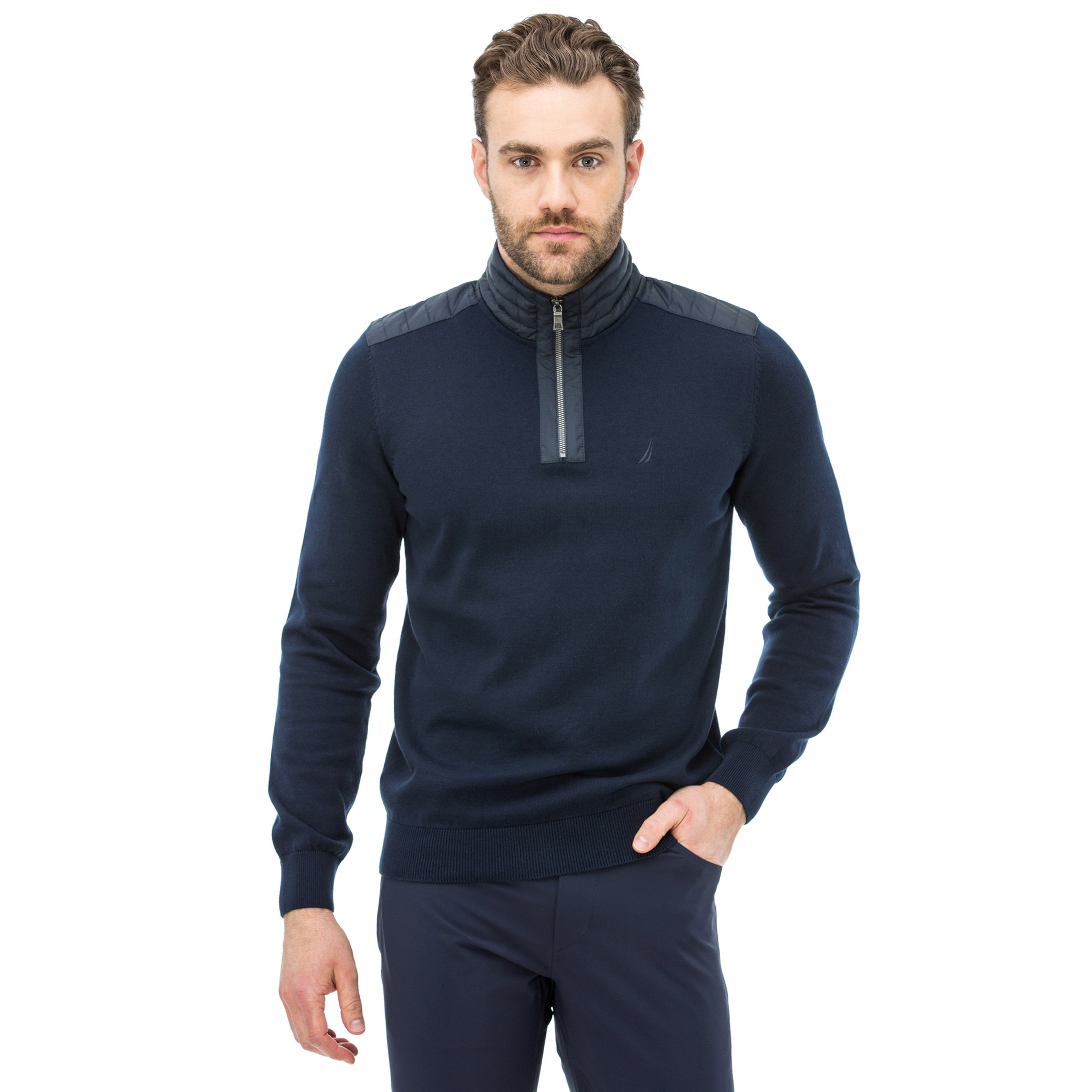 Nautica Erkek Classıc Fıt Lacivert Triko