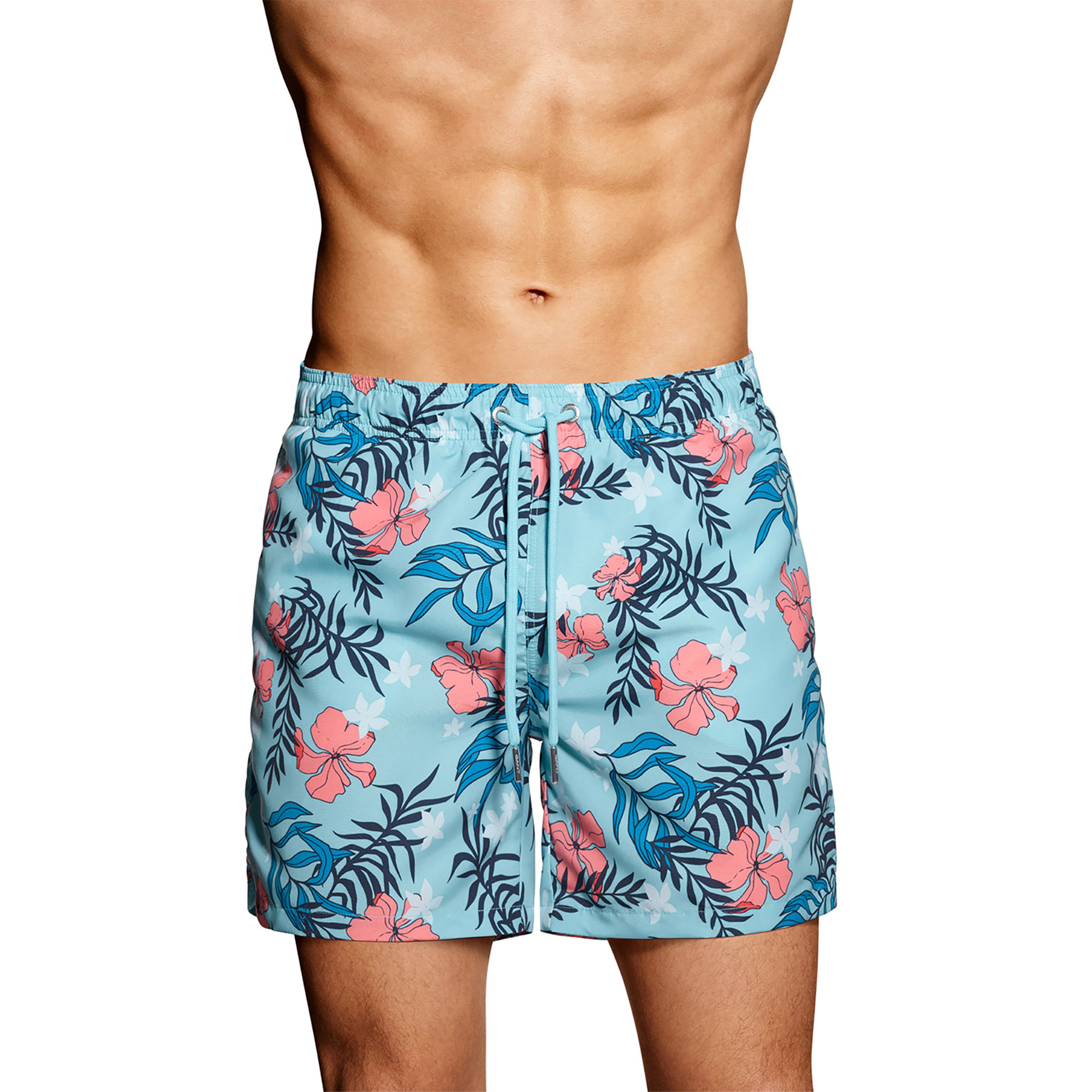 GANT Erkek Mavi Desenli Mayo Şort