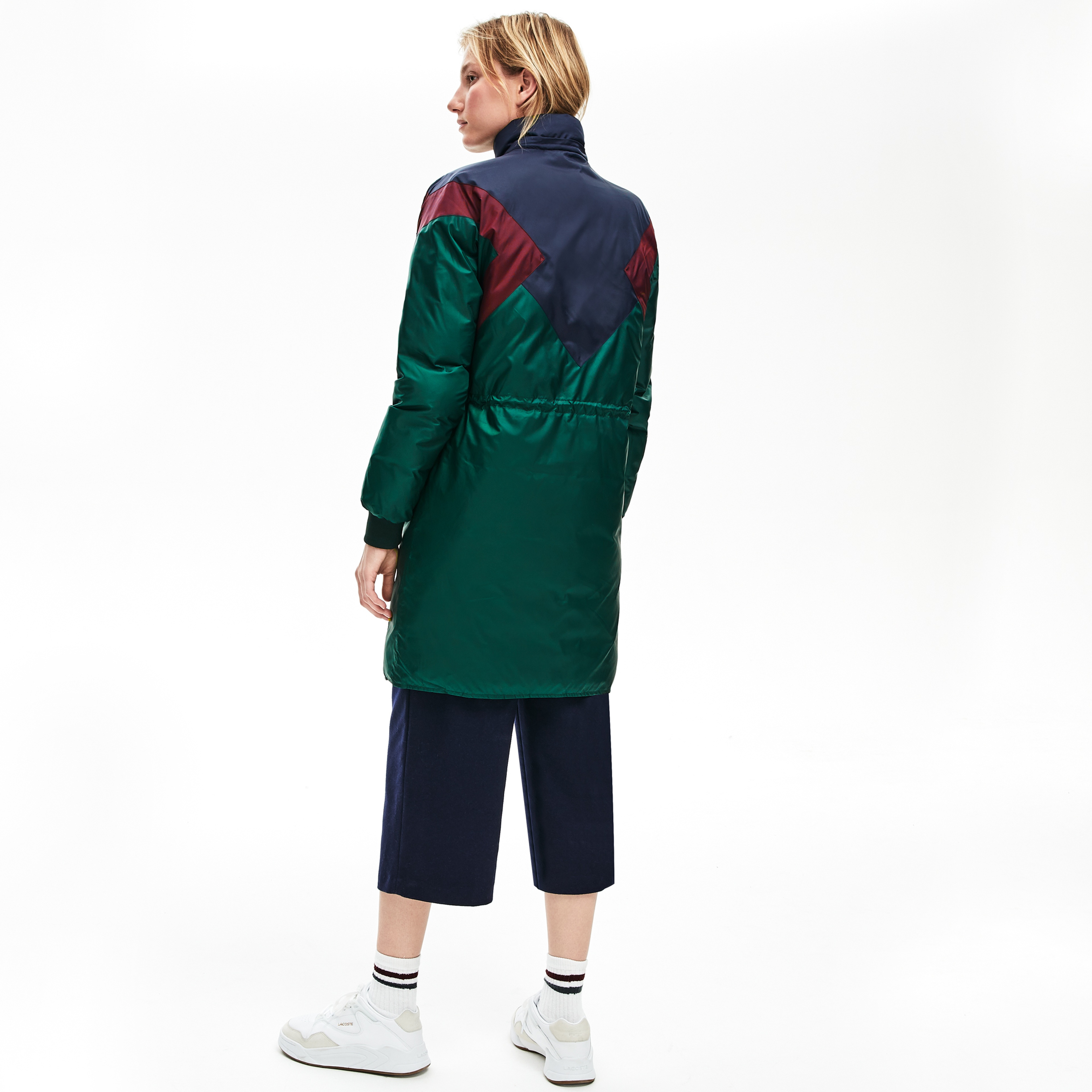 Lacoste Kadın Çift Taraflı Yeşil Mont