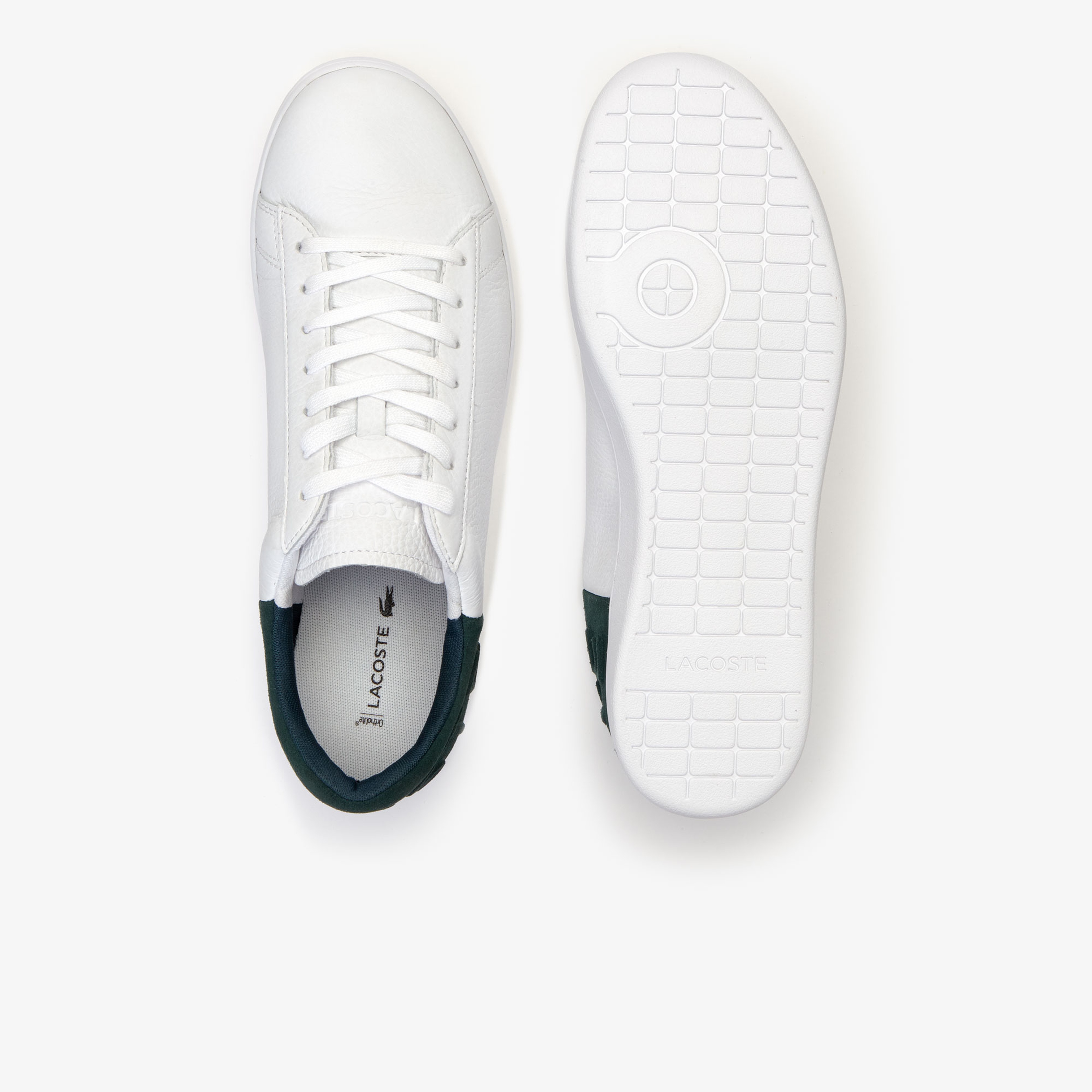 Lacoste Carnaby Evo 419 2 Sma Erkek Beyaz - Koyu Yeşil Sneaker