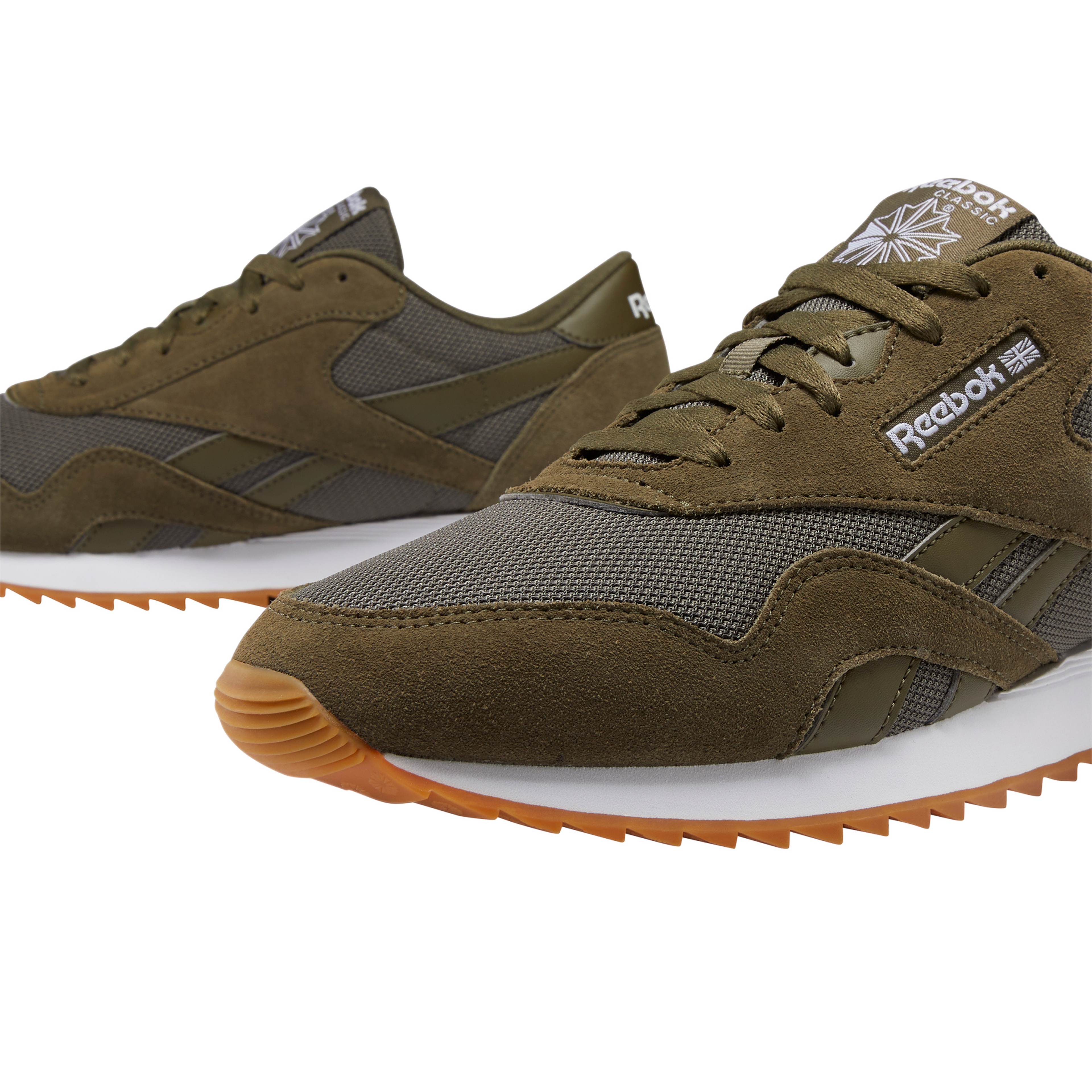 nonライトオリーブ1 Reebok Classic Nylon Ripple Mu Yeşil Erkek Spor Ayakkabı42DV6764