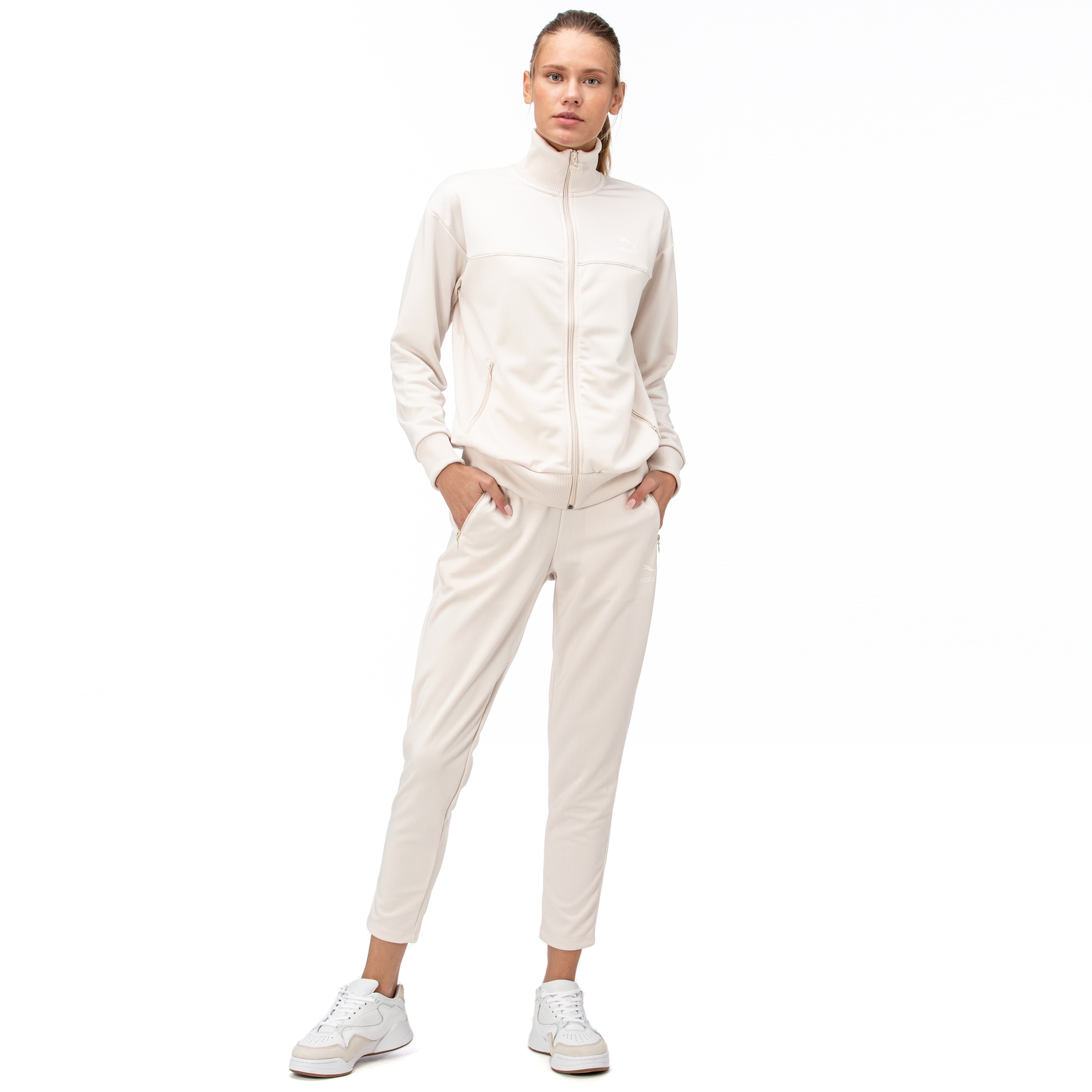 Puma Classics Poly Track Kadın Krem Eşofman Altı