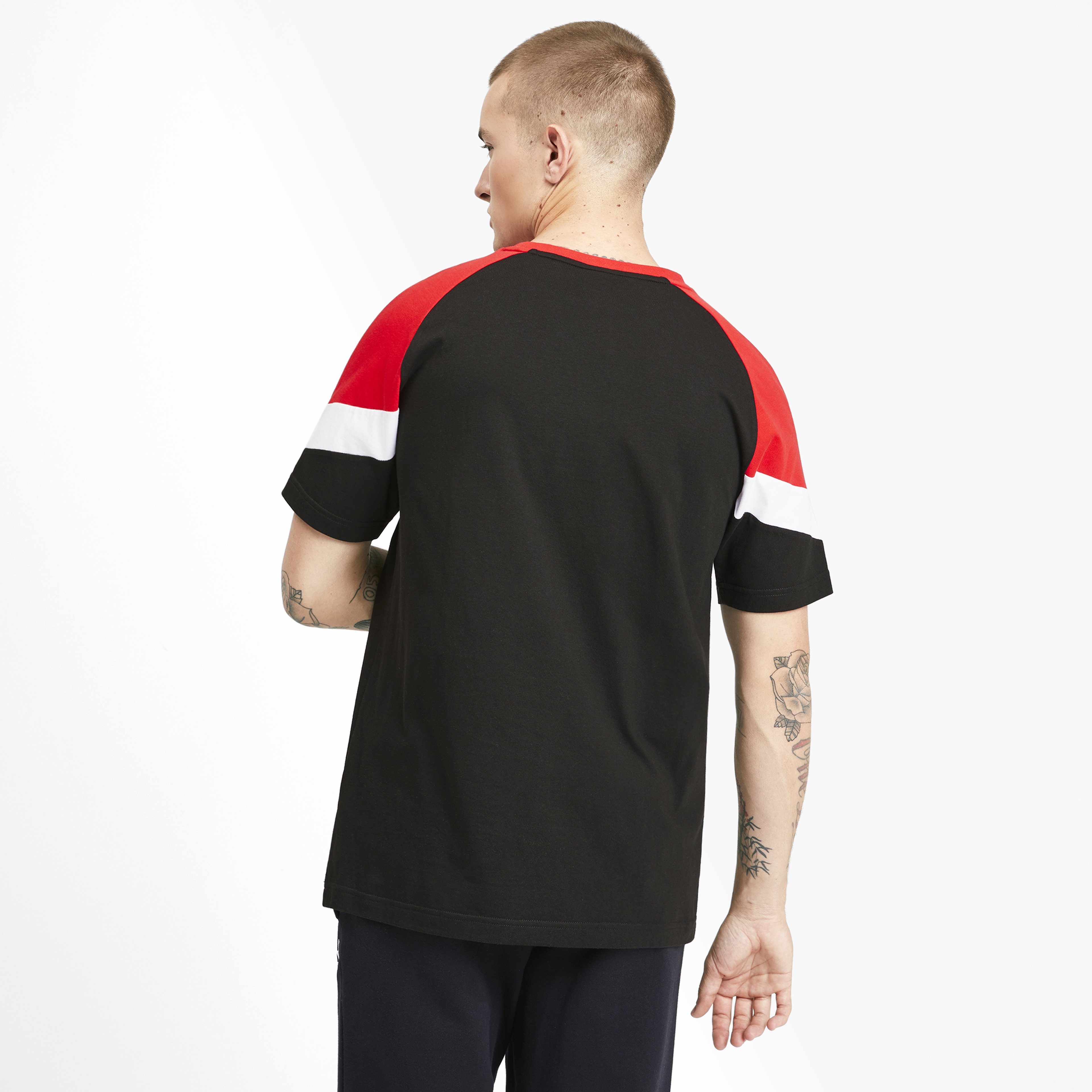 Puma Iconic MCS Erkek Kırmızı-Siyah T-Shirt